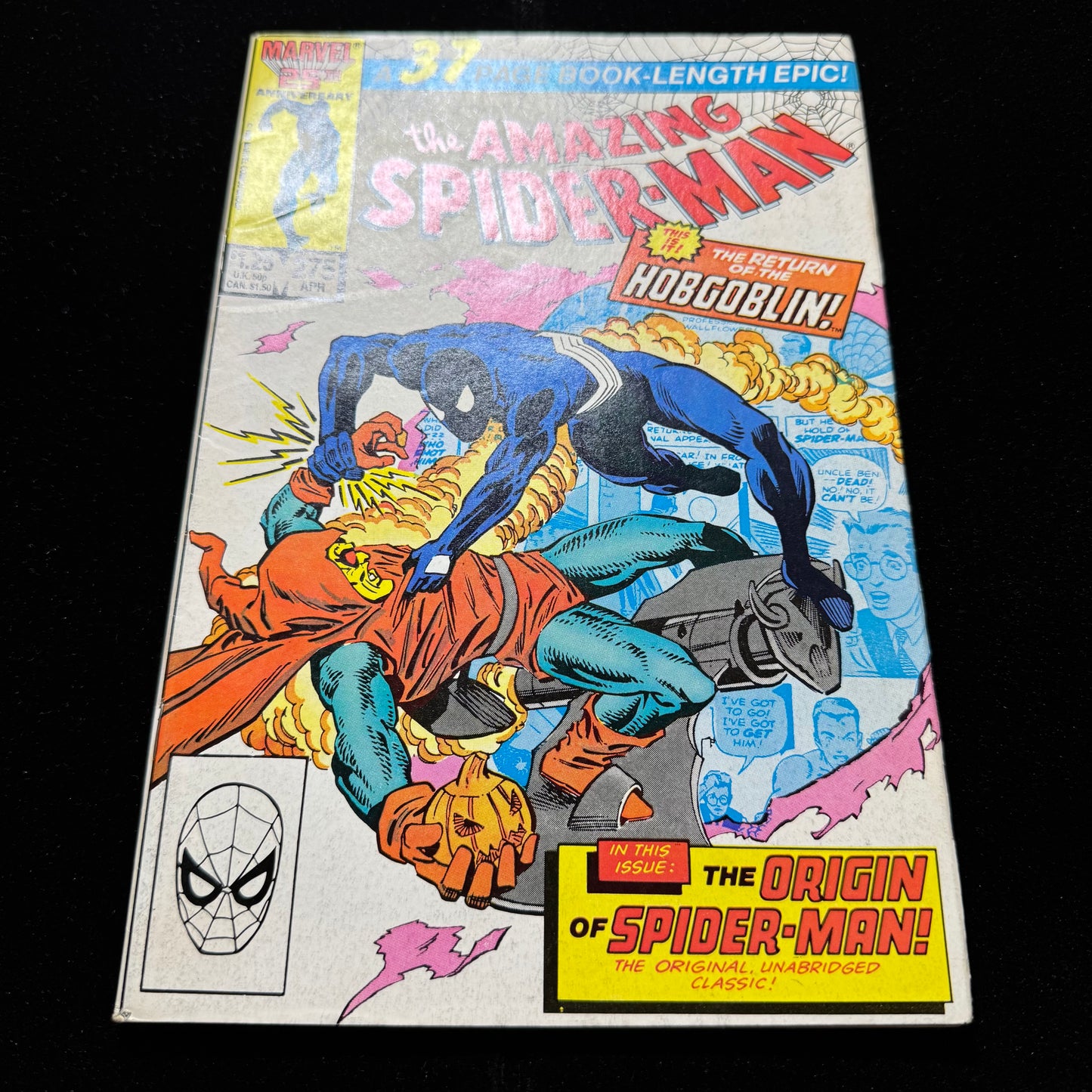 Amazing Spider-Man 275 - Origin Of Spider-Man Retold - Copper Age Marvel 1986