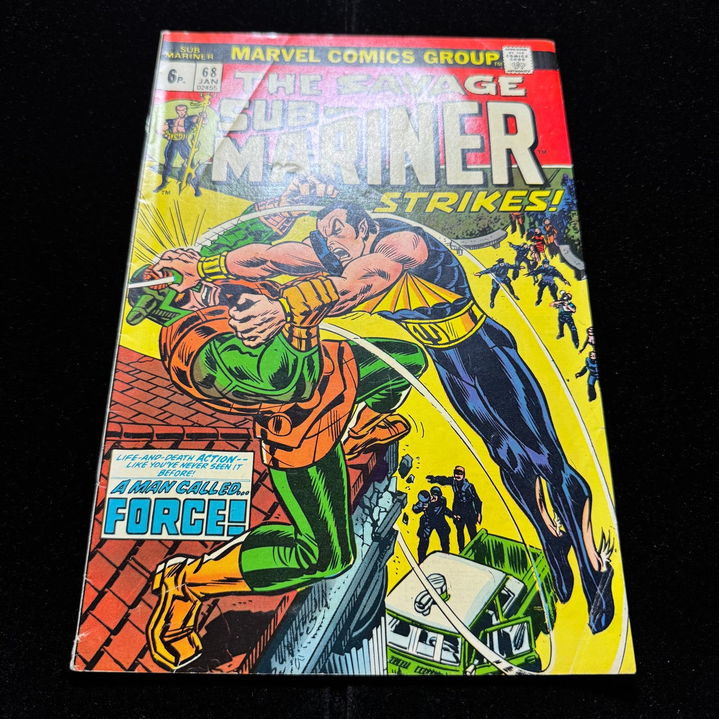 Sub-Mariner 68 - 1st Appearance Of Force - Bronze Age Marvel Comics 1974