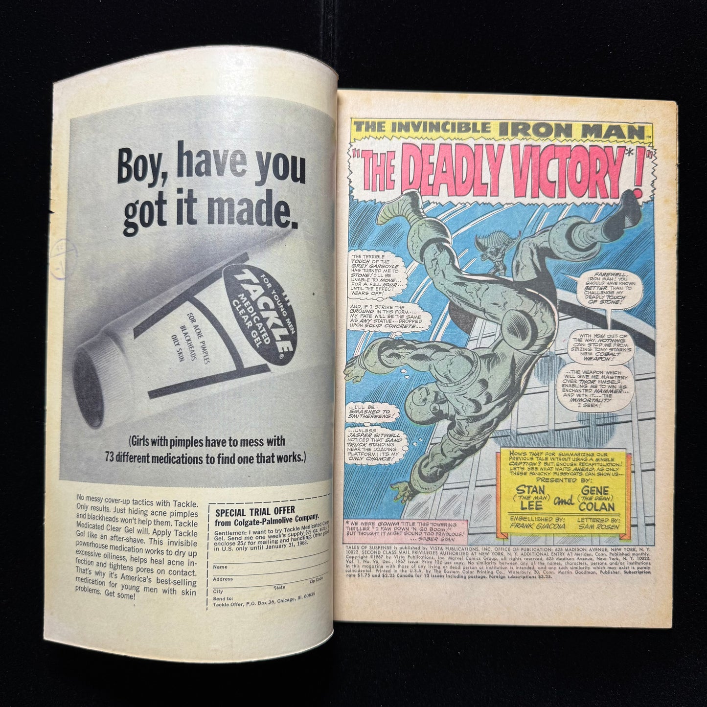 Tales Of Suspense 96 - Stunning Condition - Silver Age Marvel Comics 1967