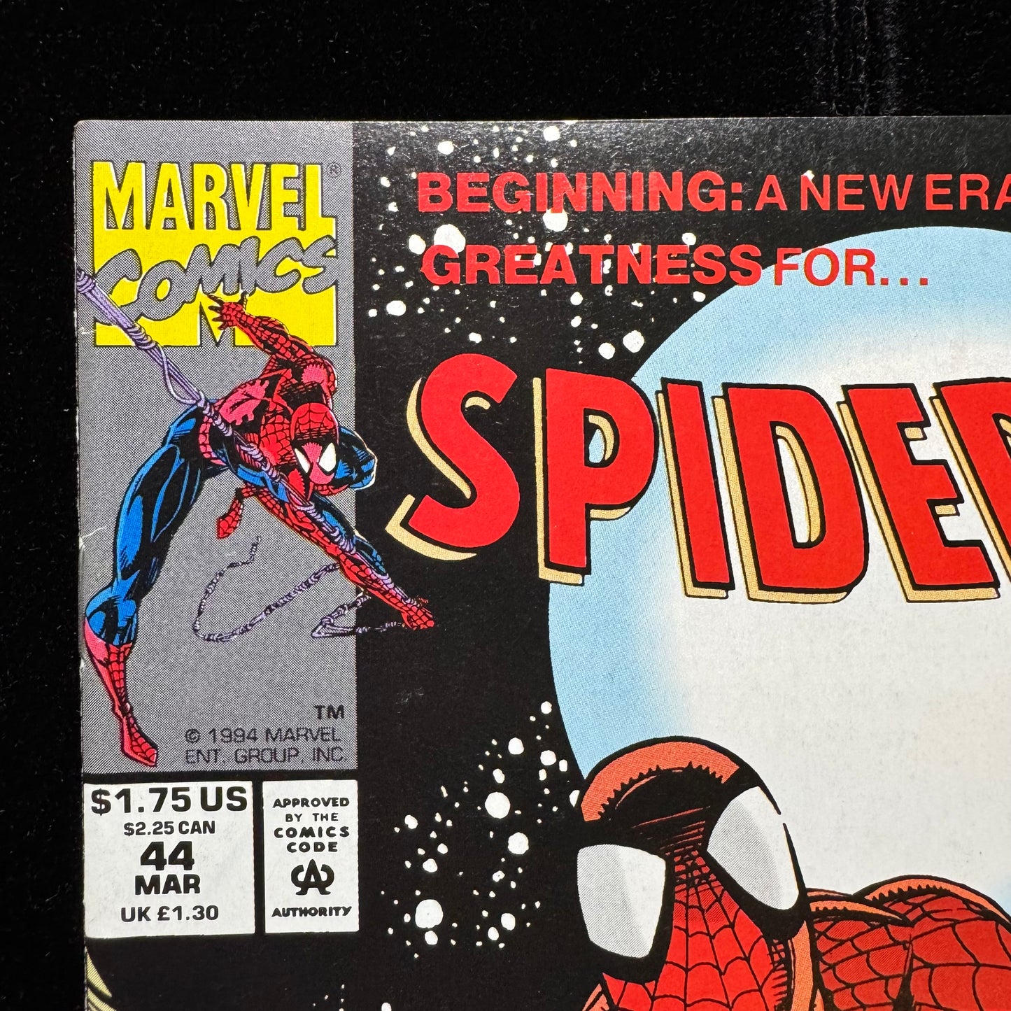 Spider-Man 44 - Stunning Cover Art - Modern Age Marvel Comics 1994