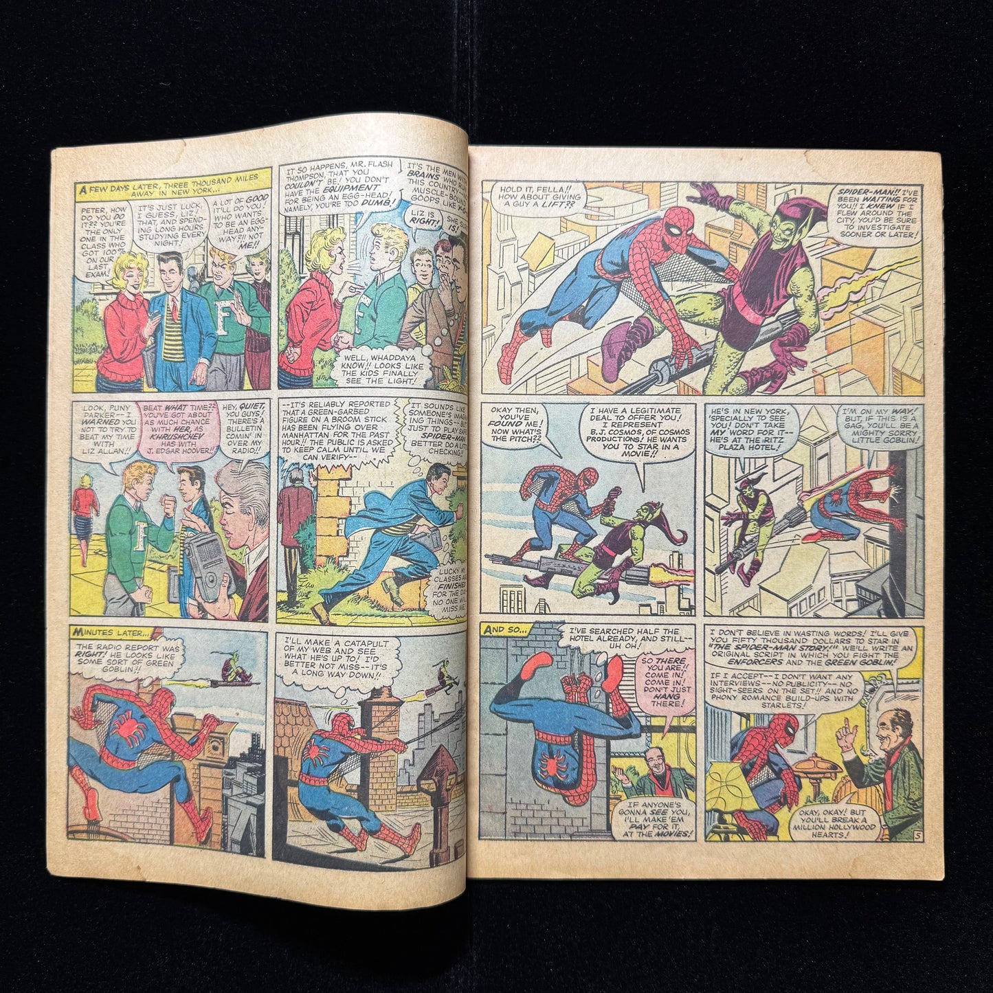 Amazing Spider-Man 14 - 1st App Of Green Goblin - Coverless - Silver Age Marvel Comics 1964