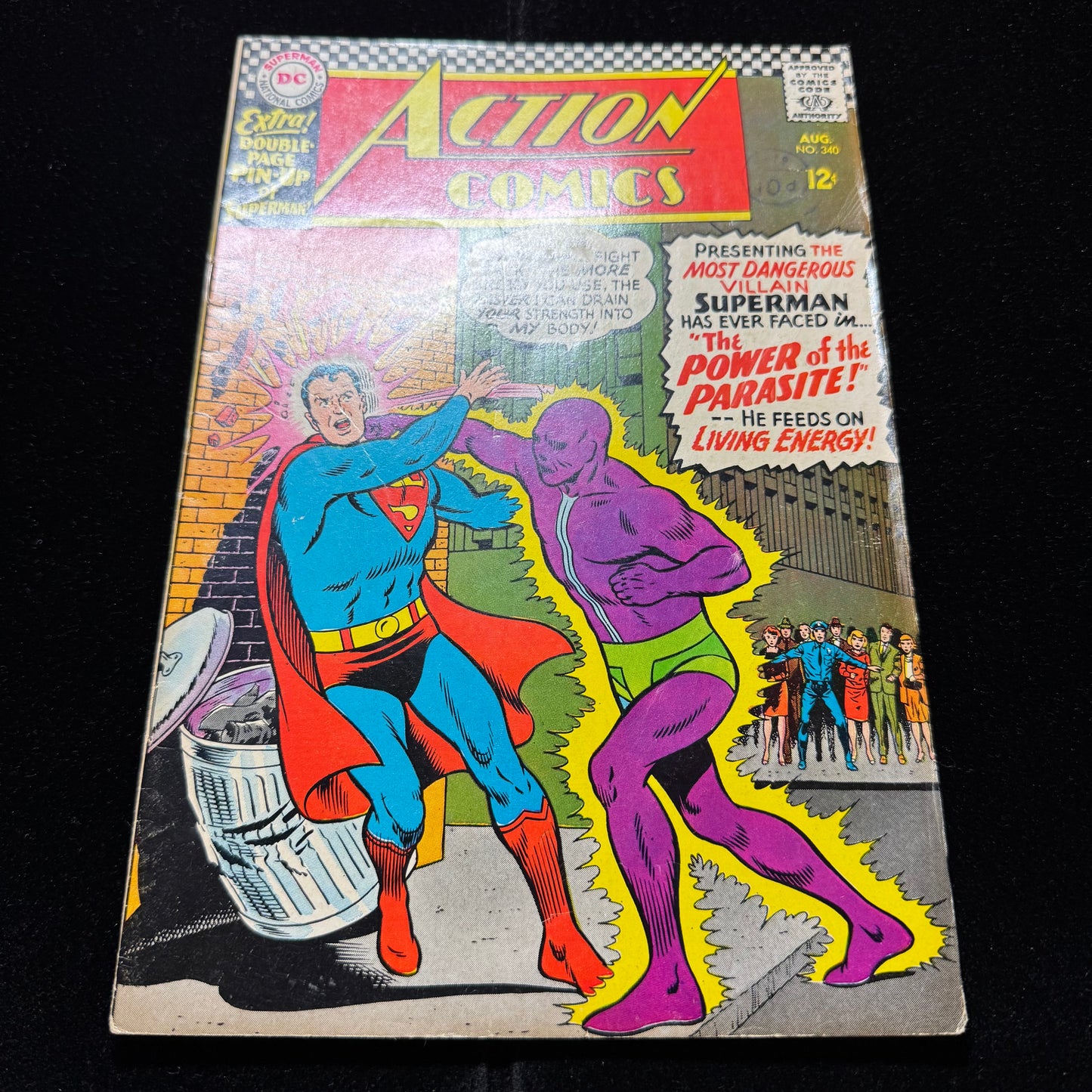 Action Comics 340 - 1st Appearance Of Parasite - Silver Age Dc Comics 1966