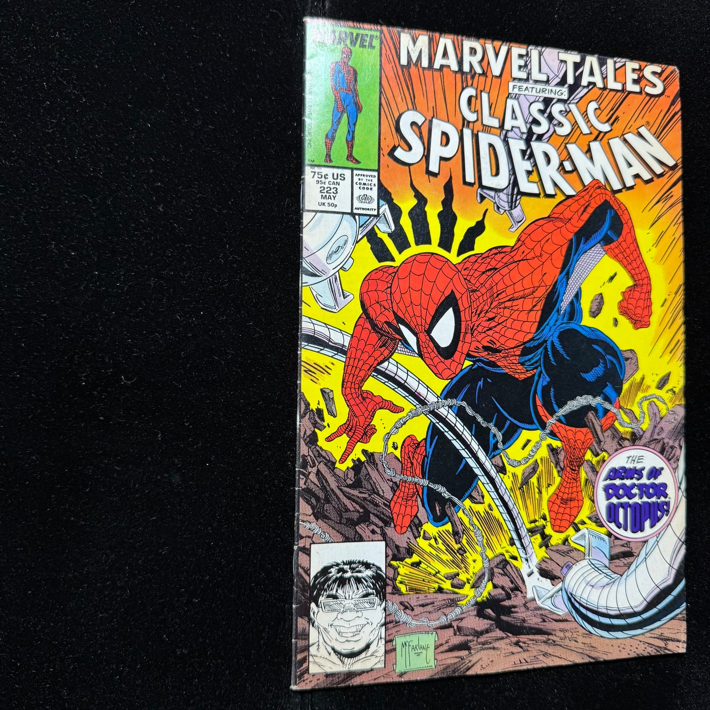 Marvel Tales 223 - Cover Art By Todd McFarlane- Copper Age Marvel Comics 1989