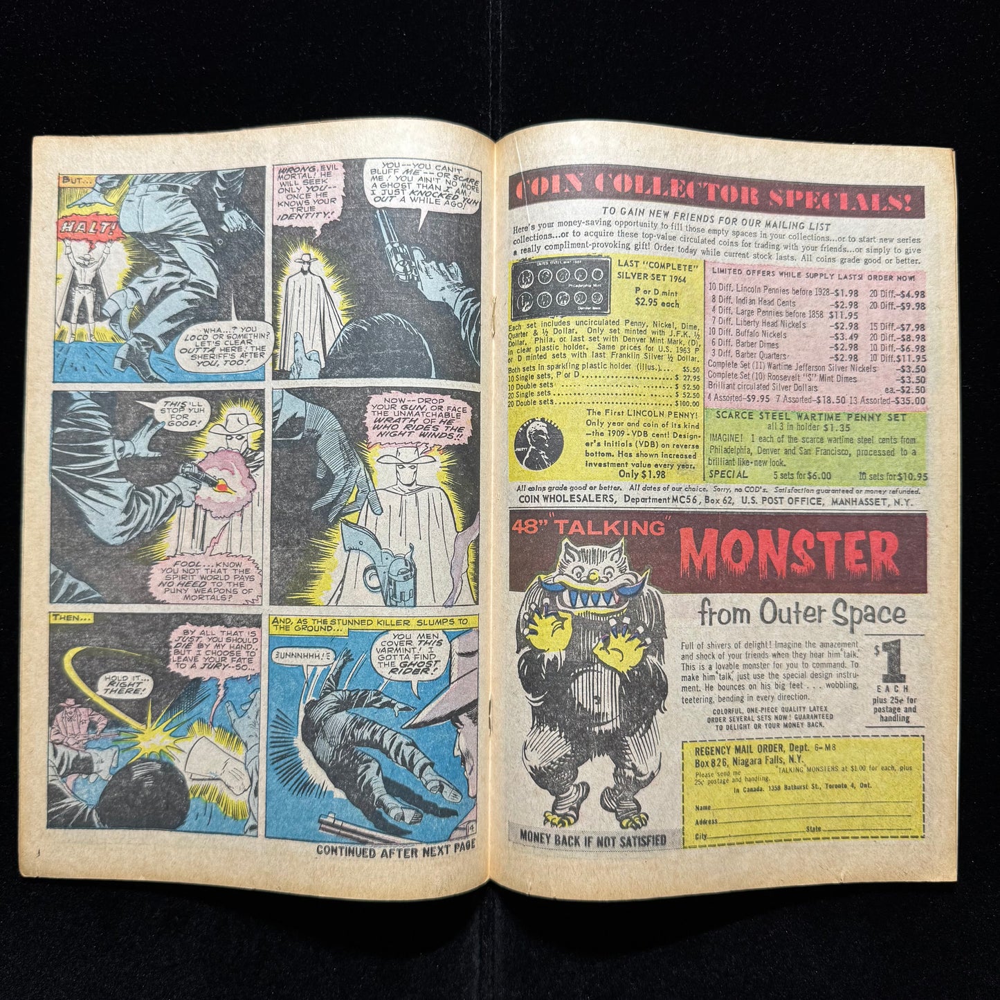 Ghost Rider 3 - 3rd Appearance Of Carter Slade - Silver Age Marvel Comics 1967