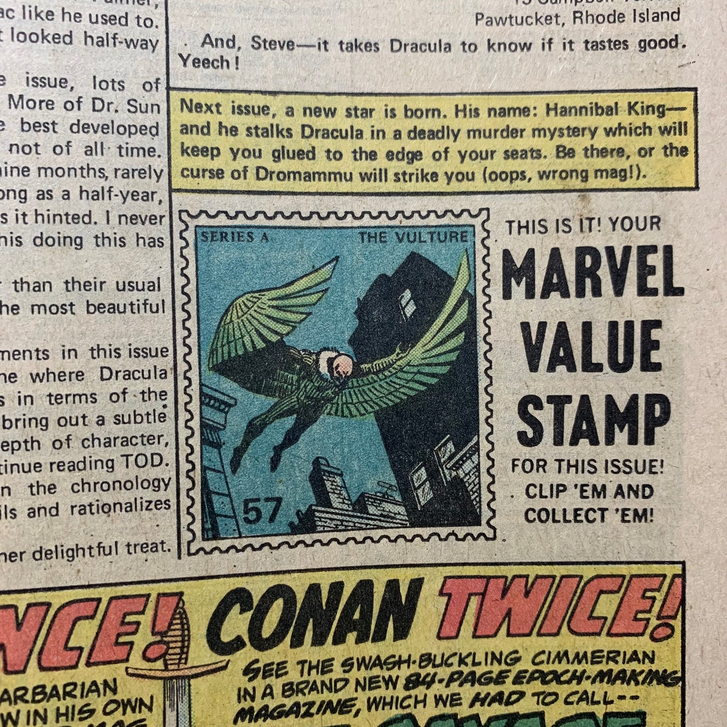 Tomb of Dracula 24/ Bronze Age marvel comics 1974