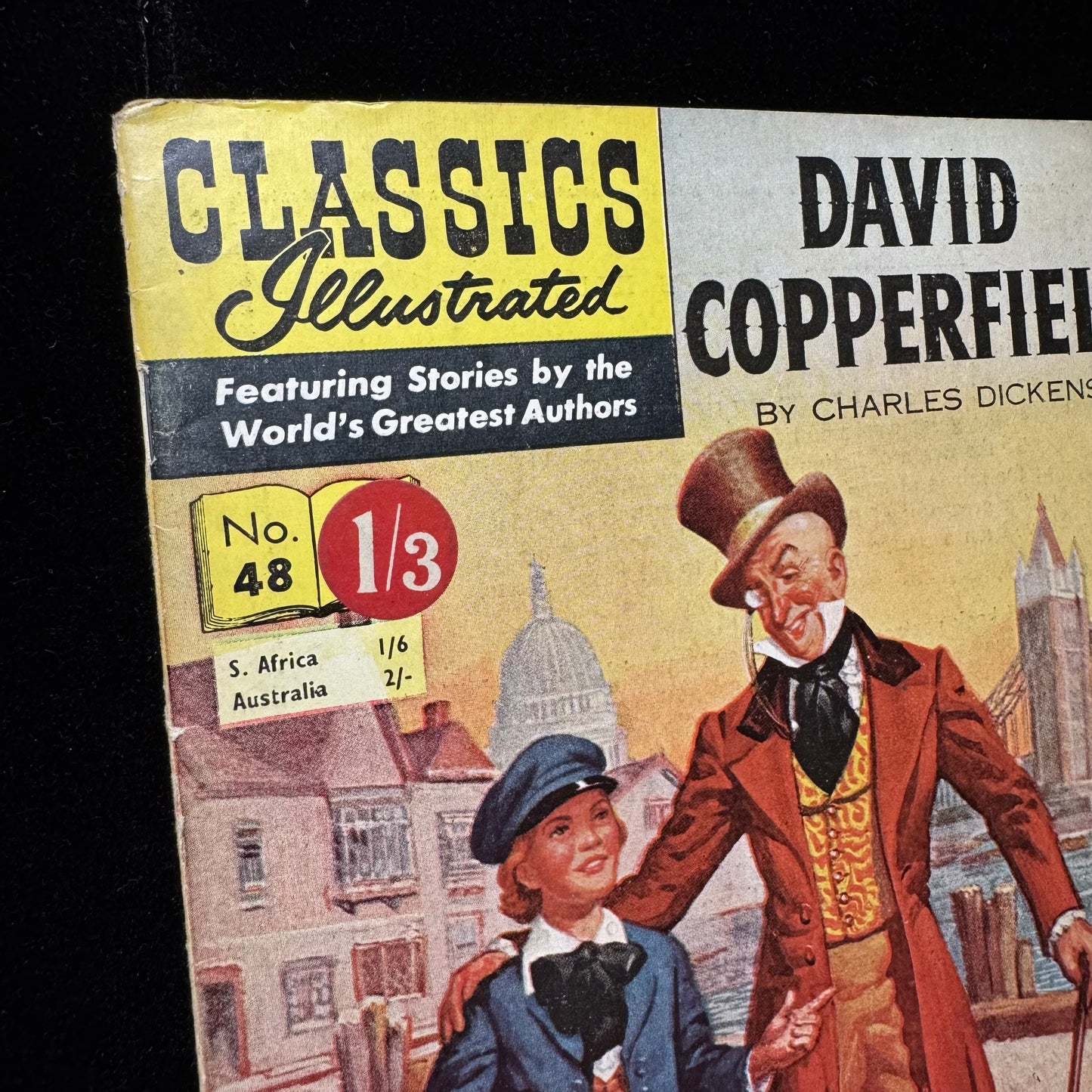 Classics Illustrated 48 - David Copperfield - UK Thorpe & Porter Comics C.1955