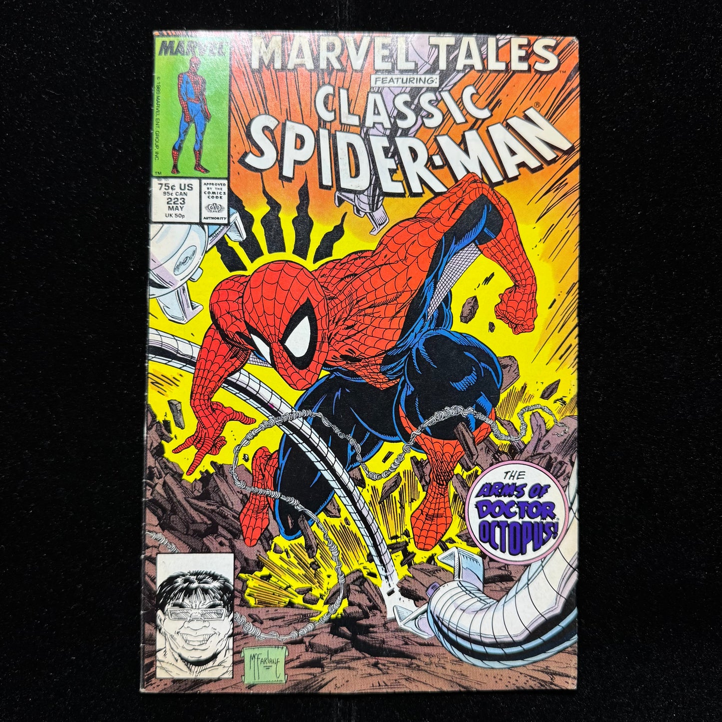 Marvel Tales 223 - Cover Art By Todd McFarlane- Copper Age Marvel Comics 1989