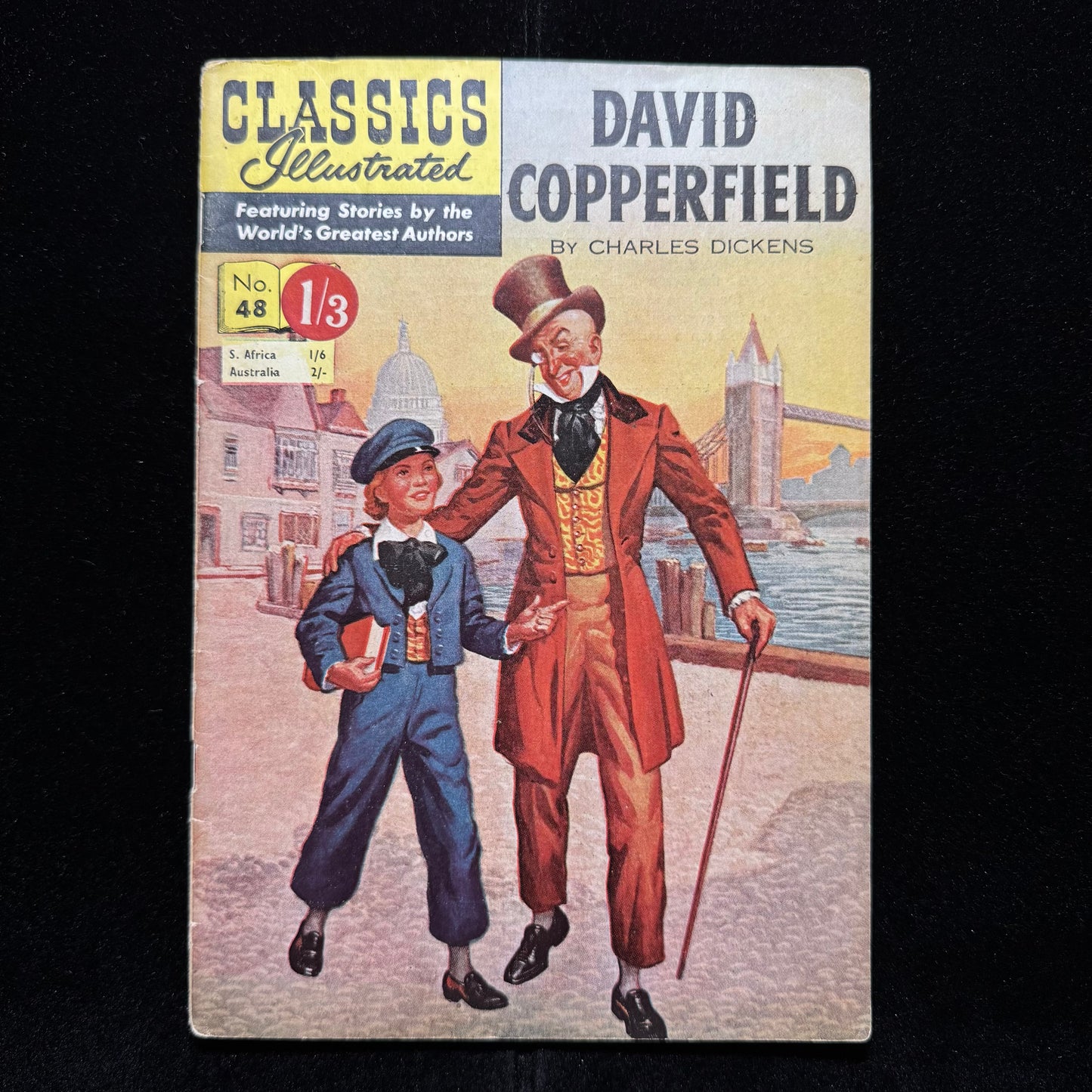Classics Illustrated 48 - David Copperfield - UK Thorpe & Porter Comics C.1955
