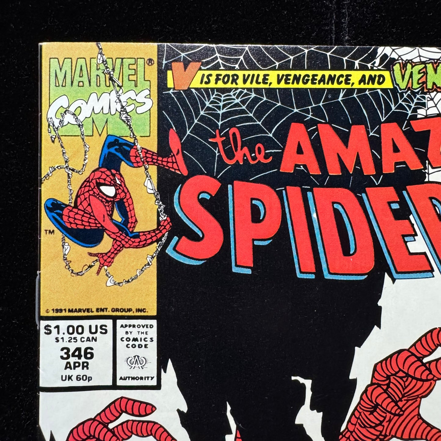 Amazing Spider-Man 346 - Iconic Cover By Erik Larsen - Copper Age Marvel 1991