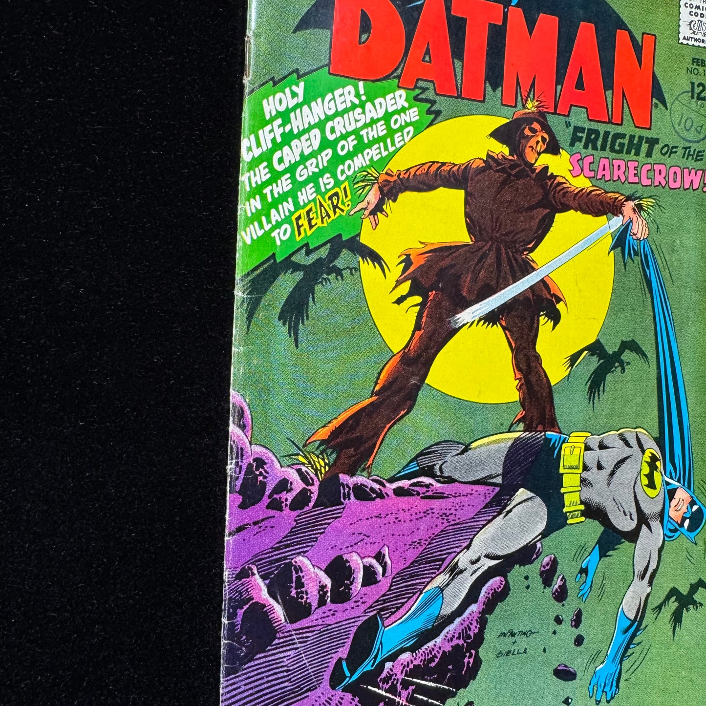 Batman 189 - 1st App Of Scarecrow In Silver Age 3rd App Overall - Dc Comics 1967