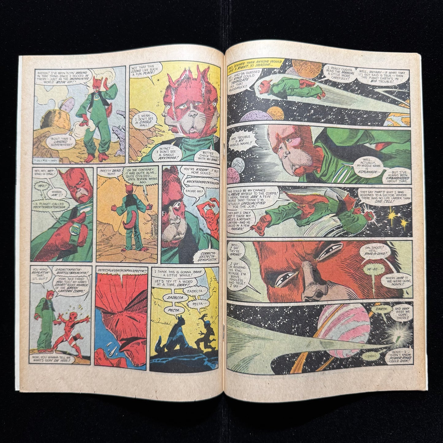 Justice League International 14 - 1st App Manga Khan And L-Ron - Copper Age 1988