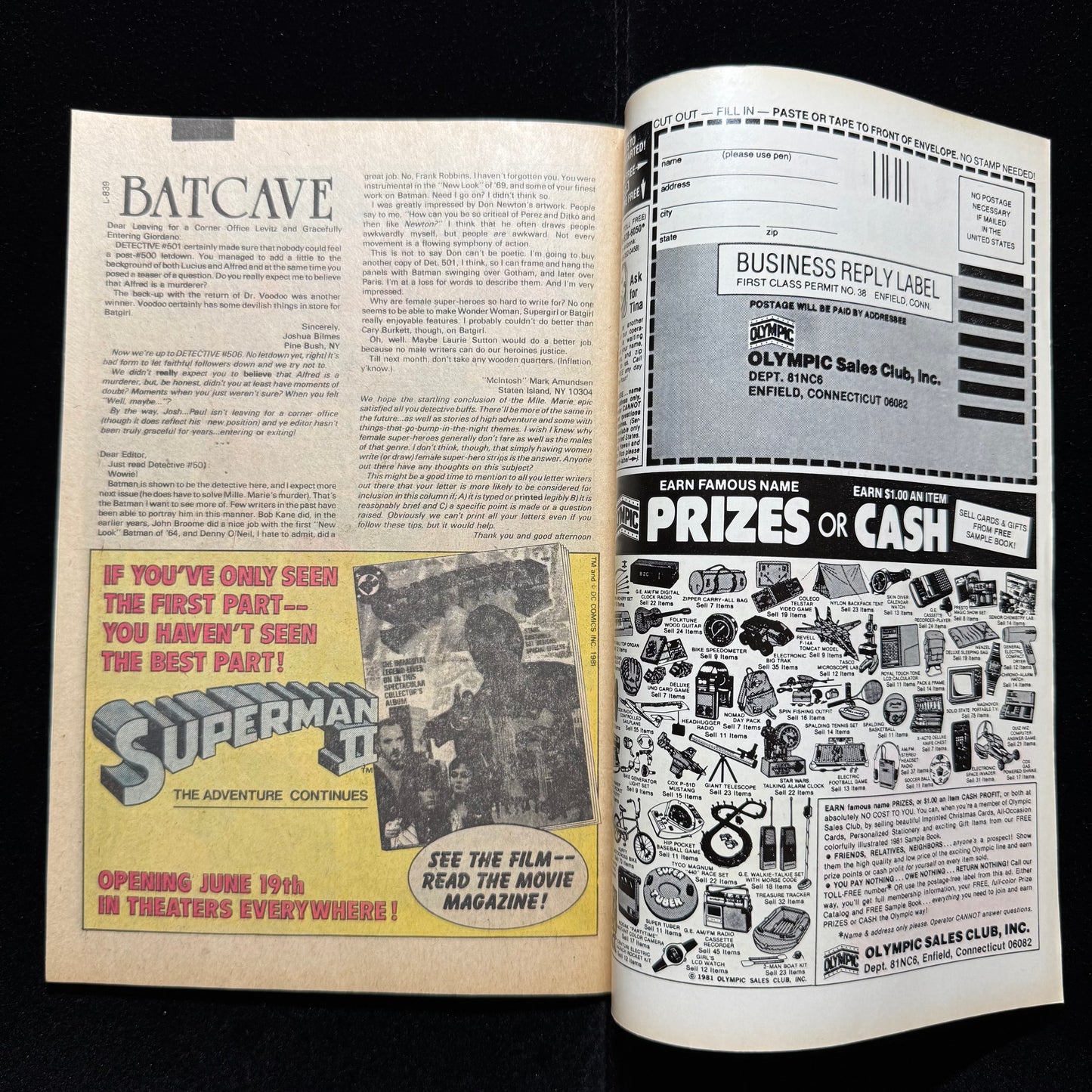 Detective Comics 506 - Bronze Age Dc Comics 1981