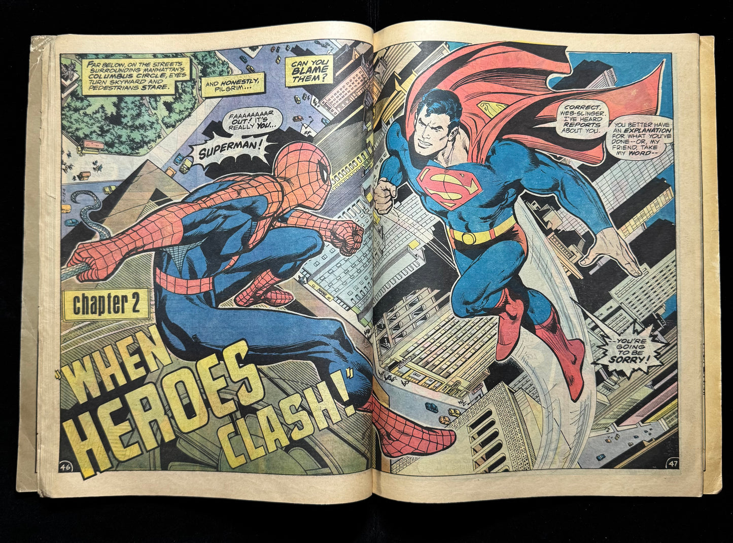 Superman Vs The Amazing Spider-Man 1 - Bronze Age Marvel/DC Comics 1976