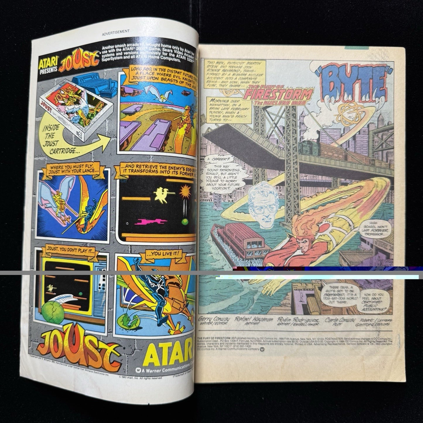 Firestorm 23 - 1st App Of Byte And Felicity Smoak - Copper And Dc Comics 1984