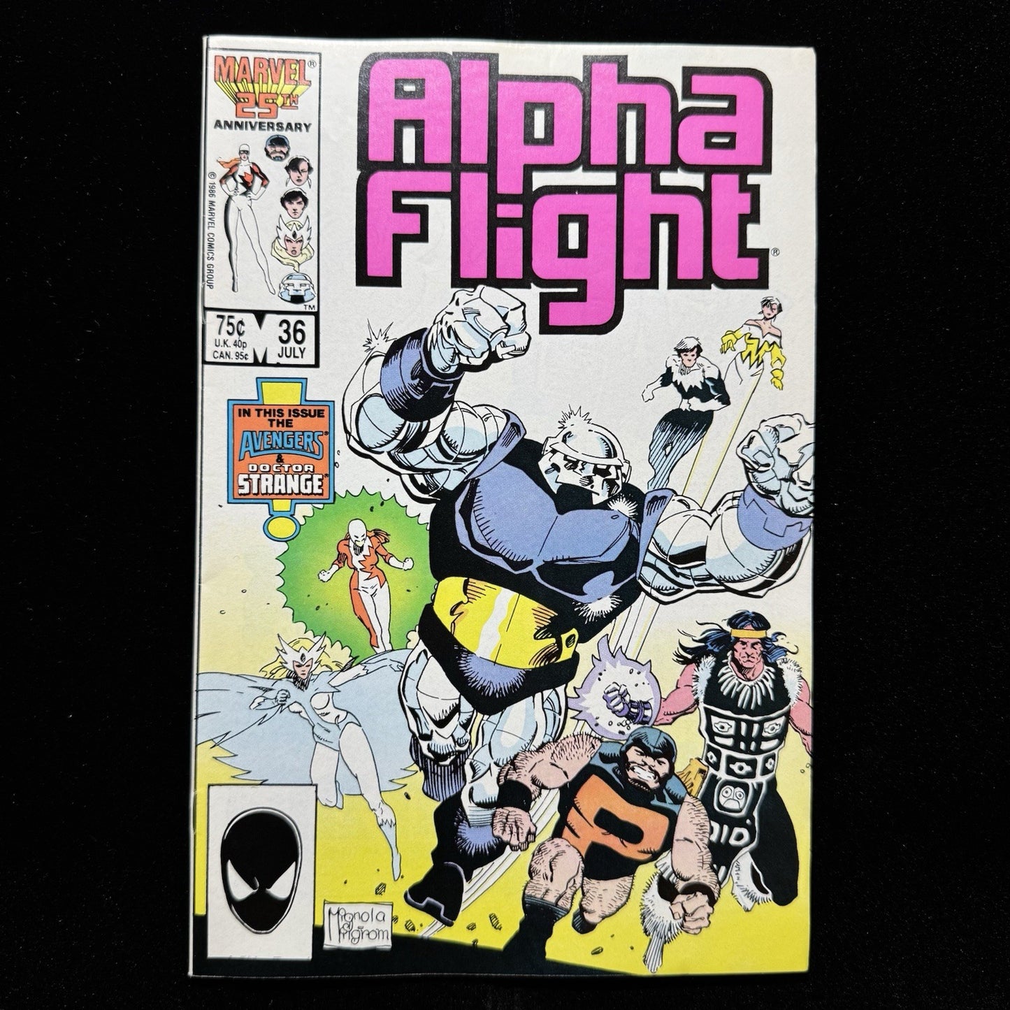 Alpha Flight 36 - Copper Age Marvel Comics 1986