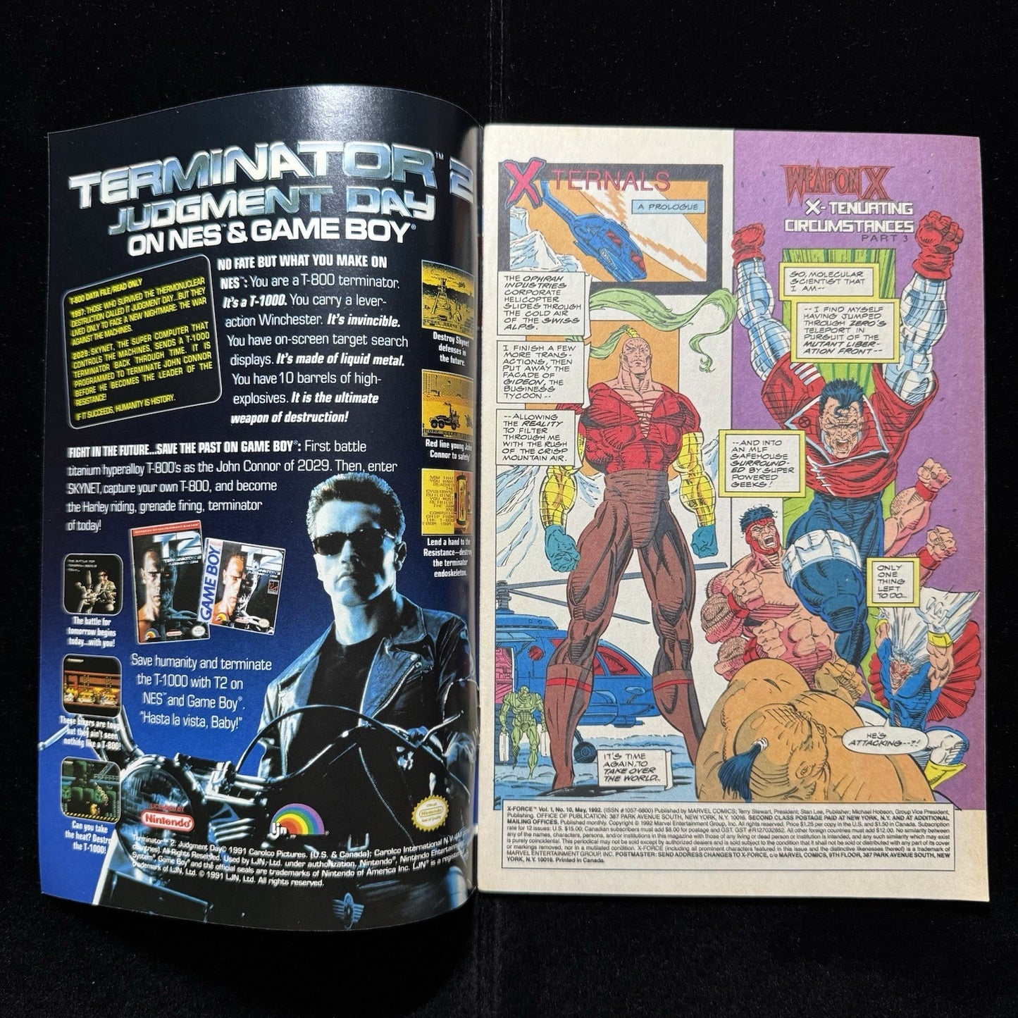 X-Force 10 - 1st Appearance Of The Externals - Modern Age Marvel Comics 1992