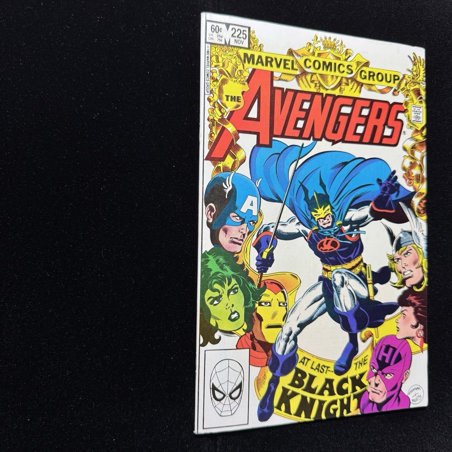 Avengers 225 - Cover Art  By Ed Hannigan - Bronze Age Marvel Comics 1982