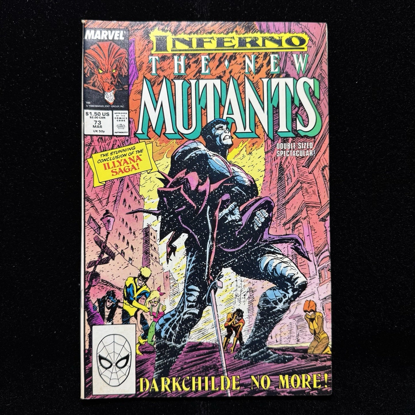 New Mutants 73 - Copper Age Marvel Comics 1989