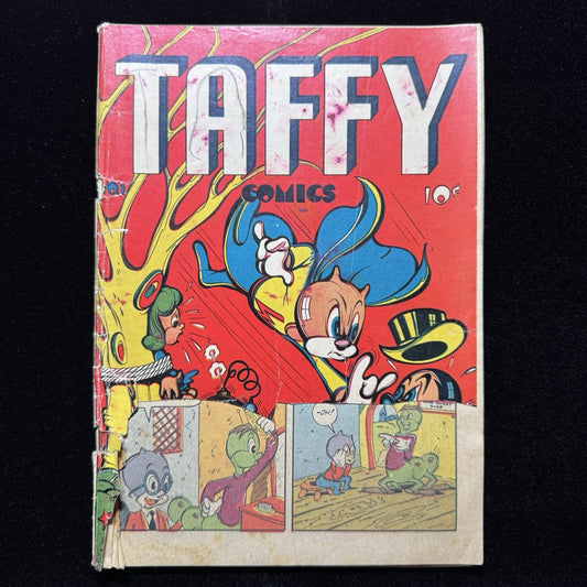 Taffy Comics 1 - 1st Appearance Of Wiggles - Golden Age Rural Home Comics 1945