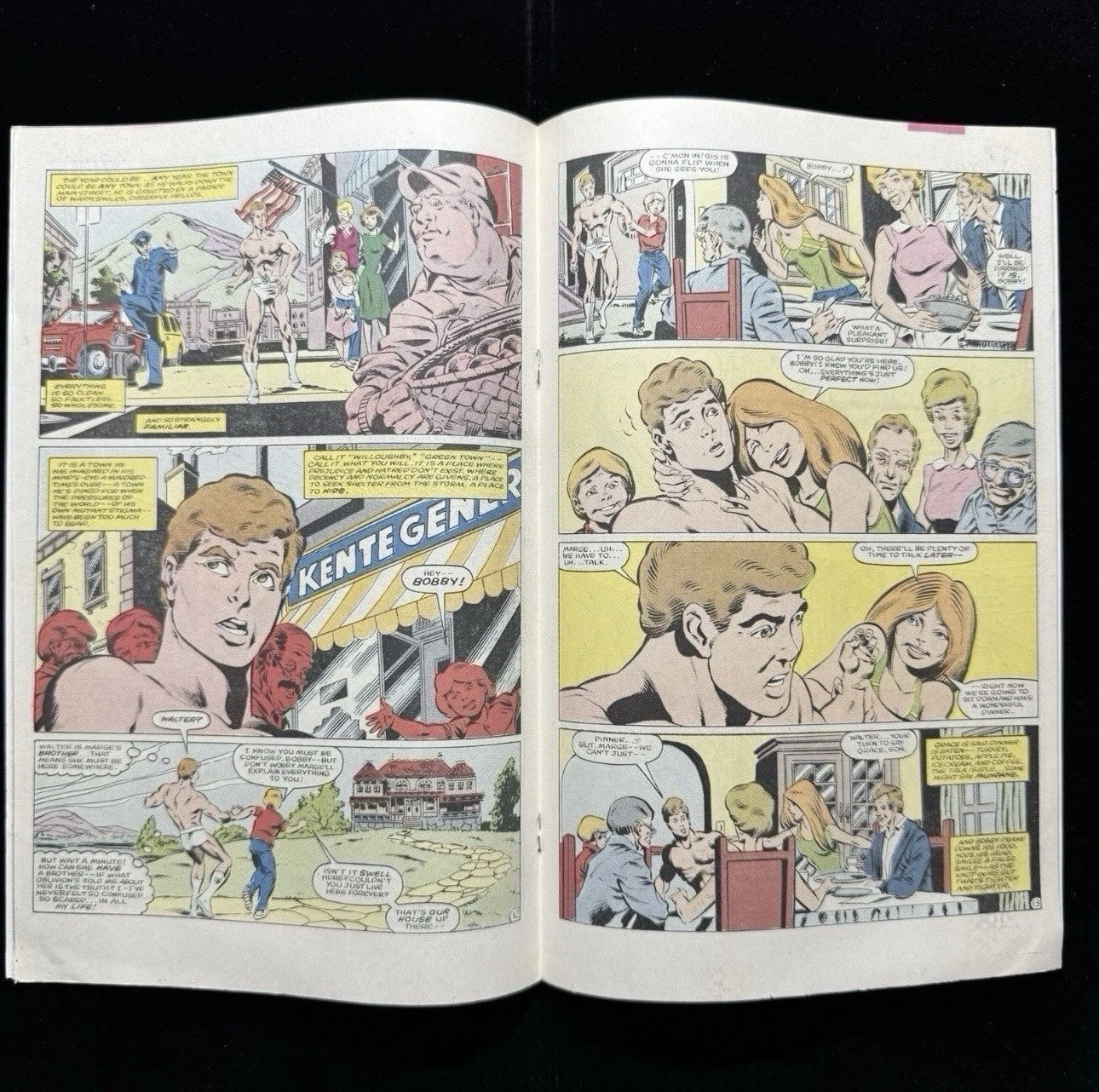 Iceman 3 - 1st Full Appearance Of Oblivion - Copper Age Marvel Comics 1985