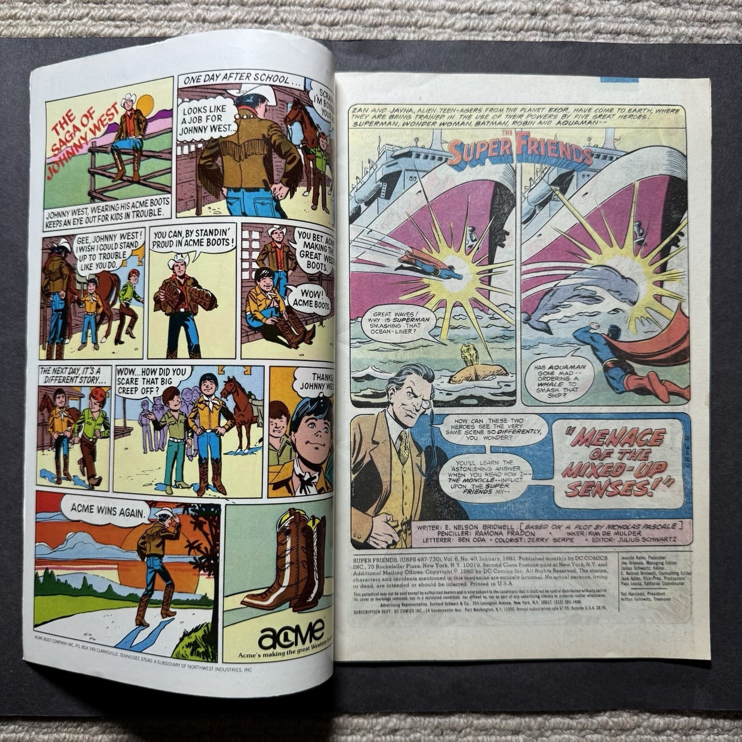 Super Friends 40 - Bronze Age Dc Comics 1981