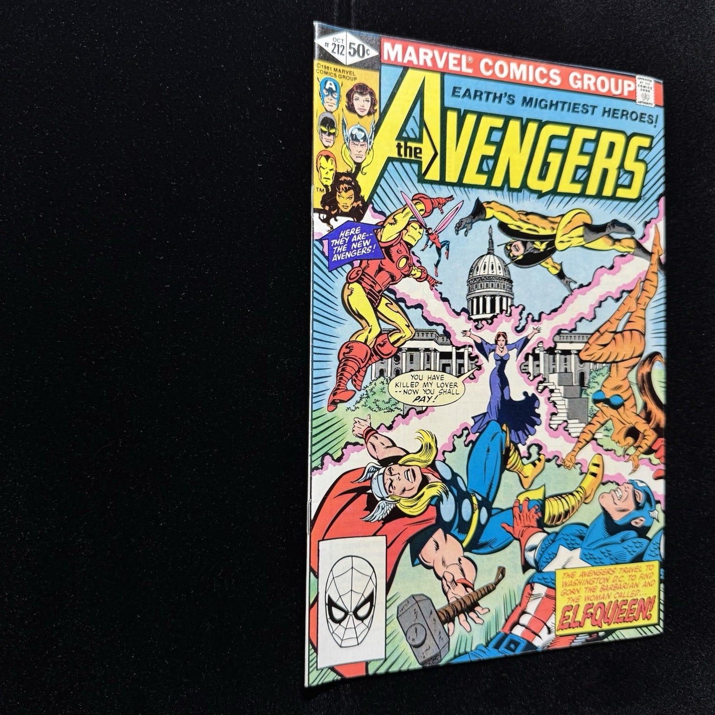 Avengers 212 - Bronze Age Marvel Comics 1981