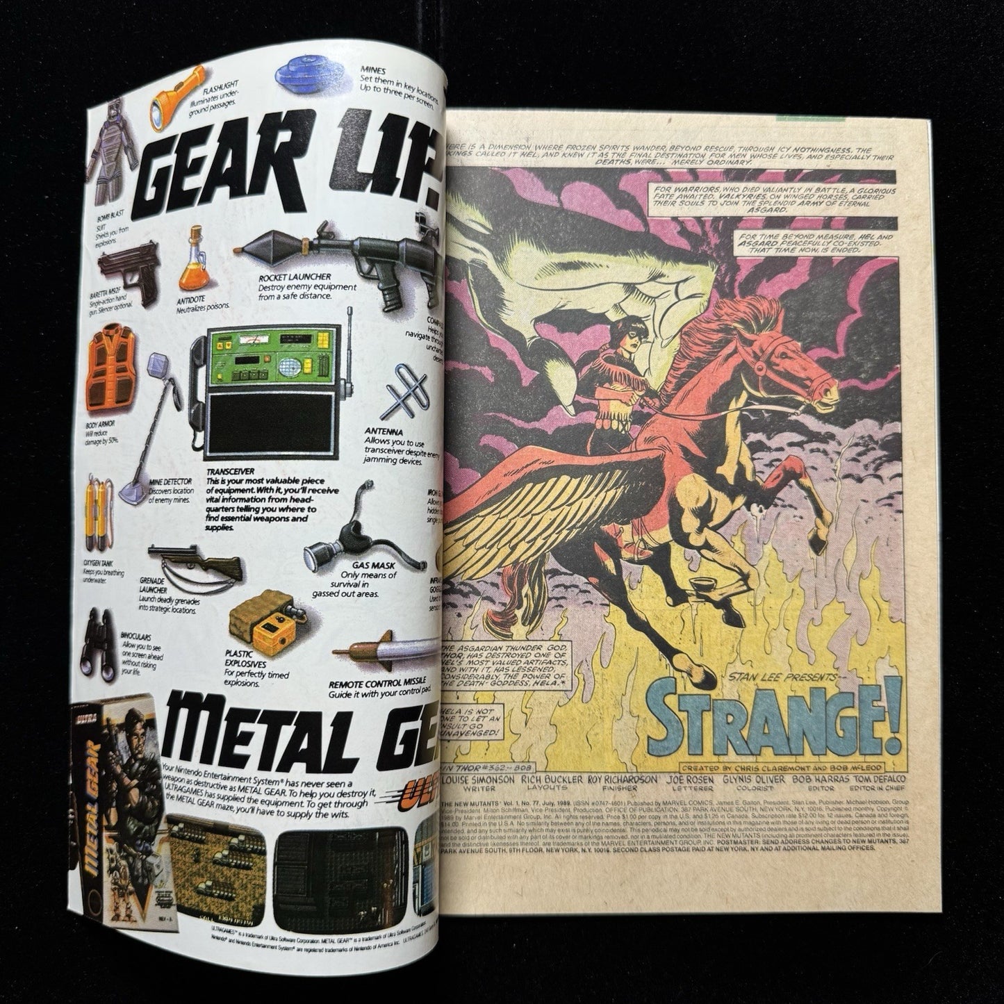 New Mutants 77 - Copper Age Marvel Comics 1989
