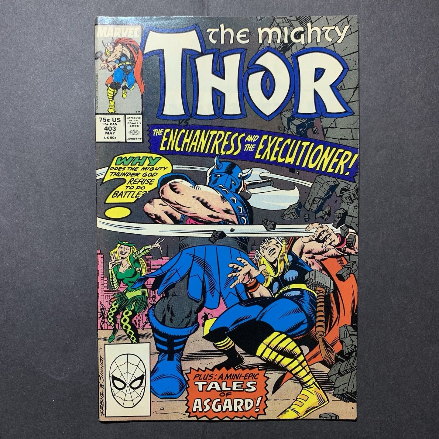 Thor 403/ Copper Age Marvel Comics 1989