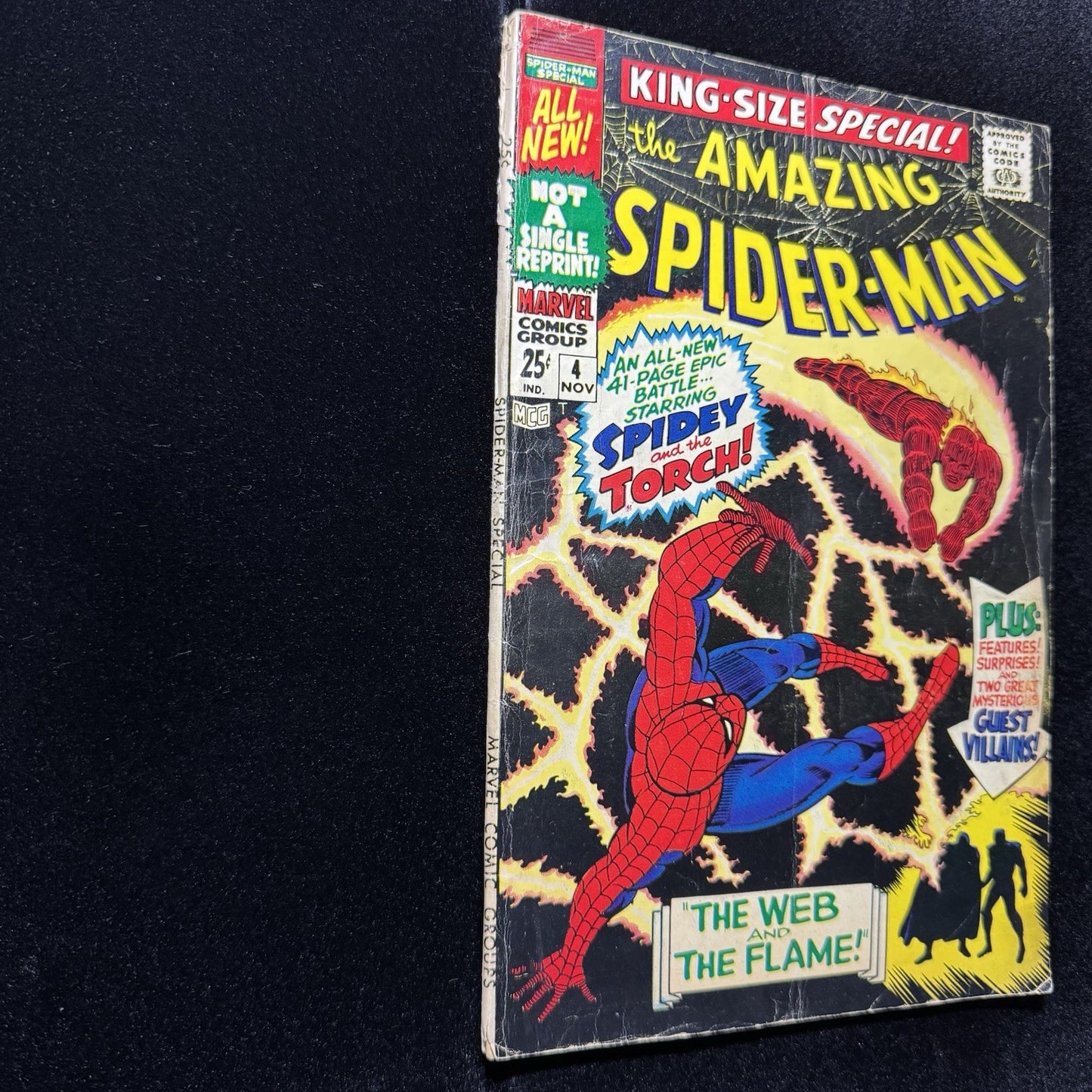Amazing Spider-Man Annual 4 - 3rd App Mysterio - Silver Age Marvel Comics 1967