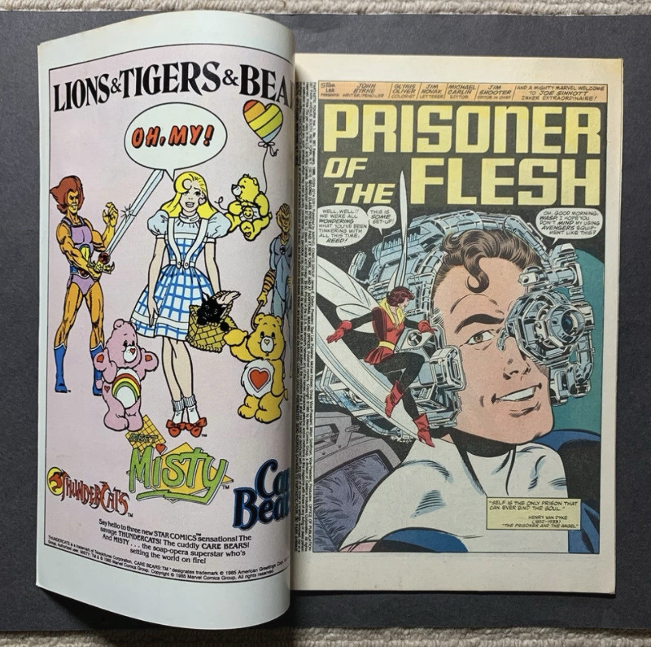 Fantastic Four 287/ copper age marvel comics 1986