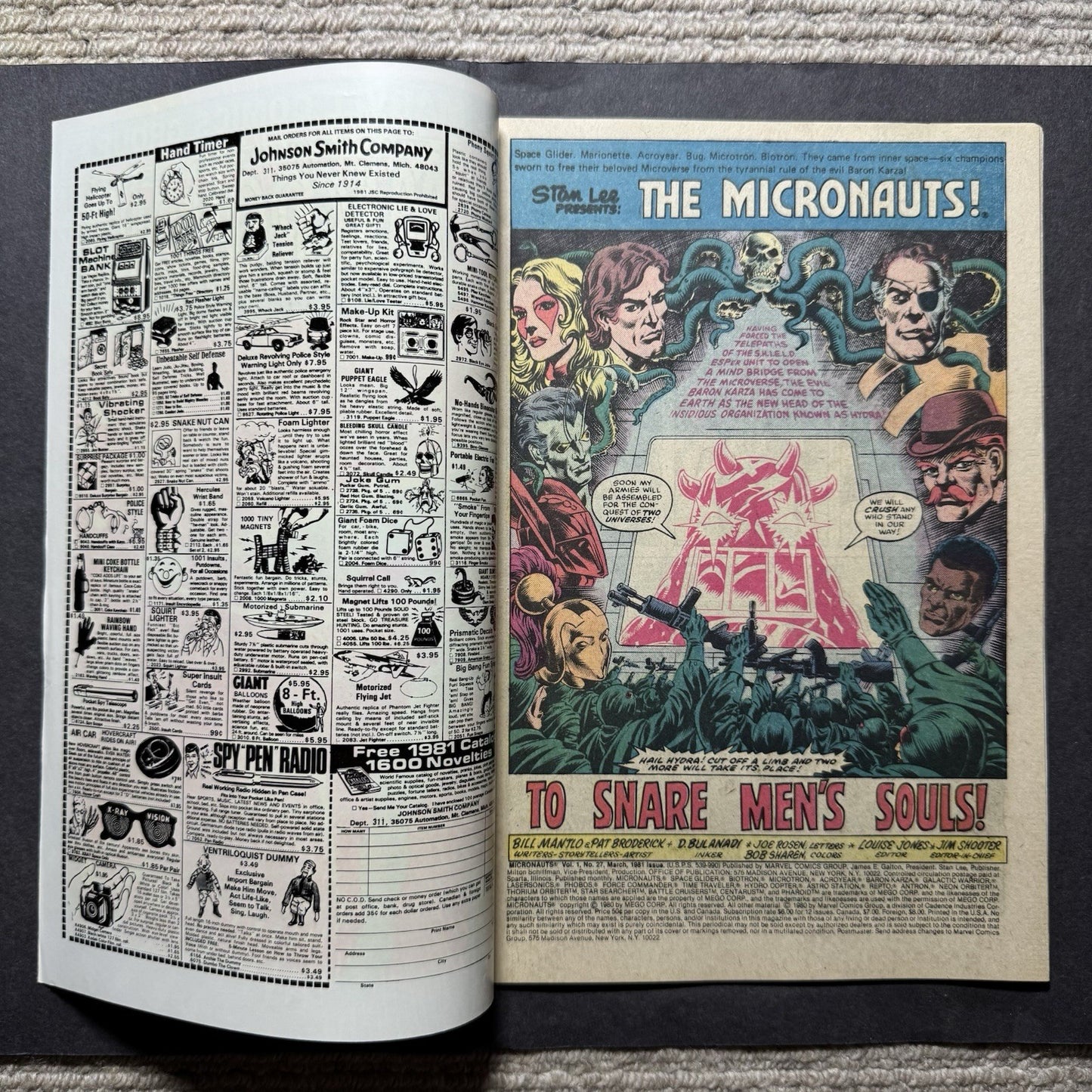 Micronauts 27 - Bronze Age Marvel Comics 1981