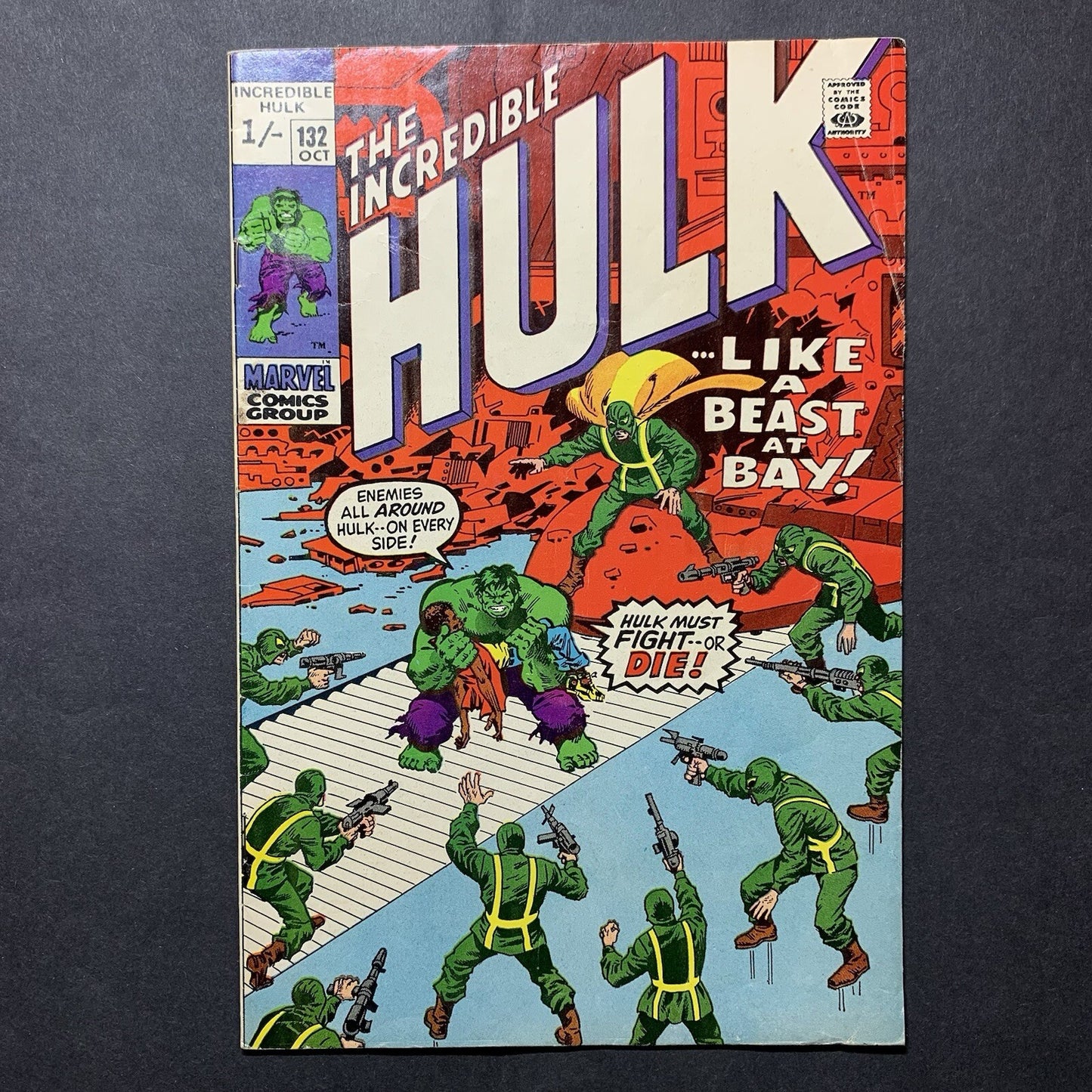 Incredible Hulk 132/ Bronze Age Marvel Comics 1970