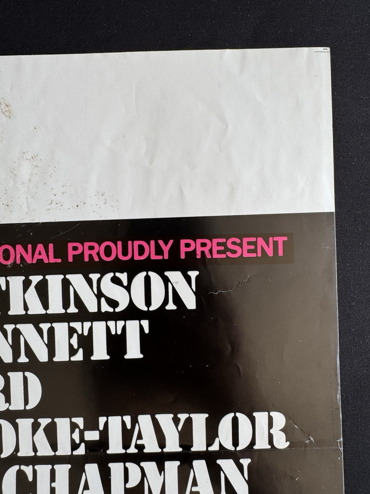 The Secret Policeman's Ball 1982 - UK Quad Poster - Roman Atkinson - Folded
