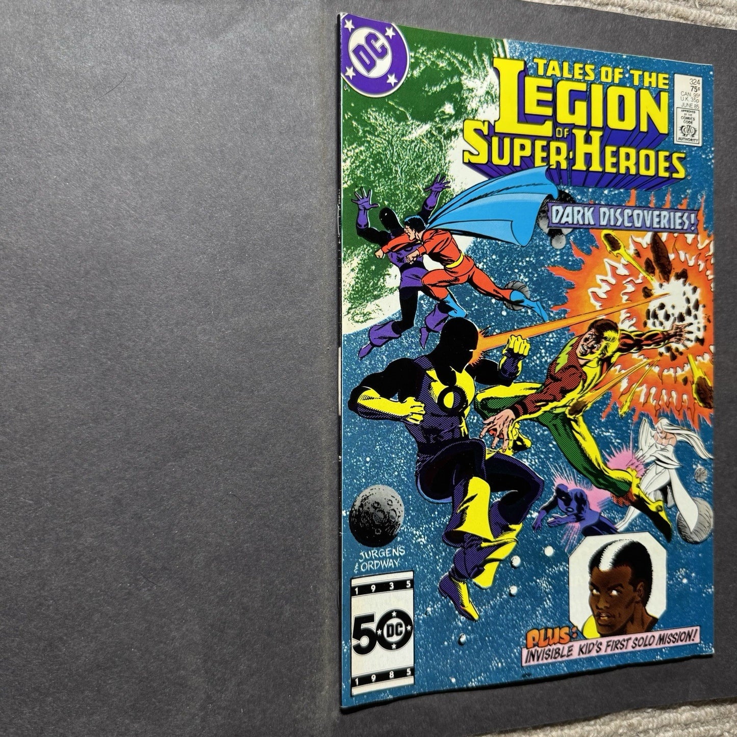 Legion Of Super-Heroes 324 - Copper Age Dc Comics 1985