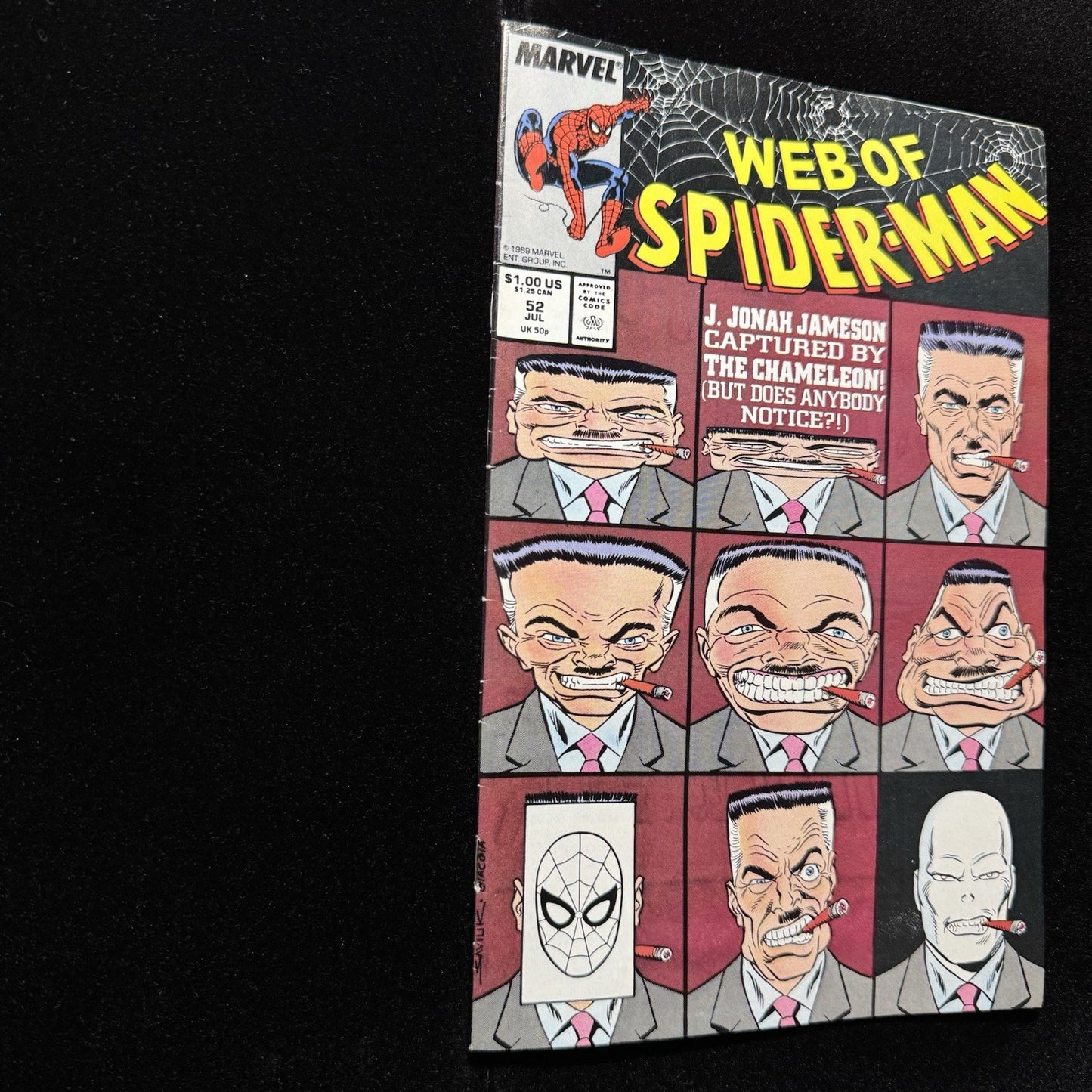 Web Of Spider-Man 52 - Copper Age Marvel Comics 1989