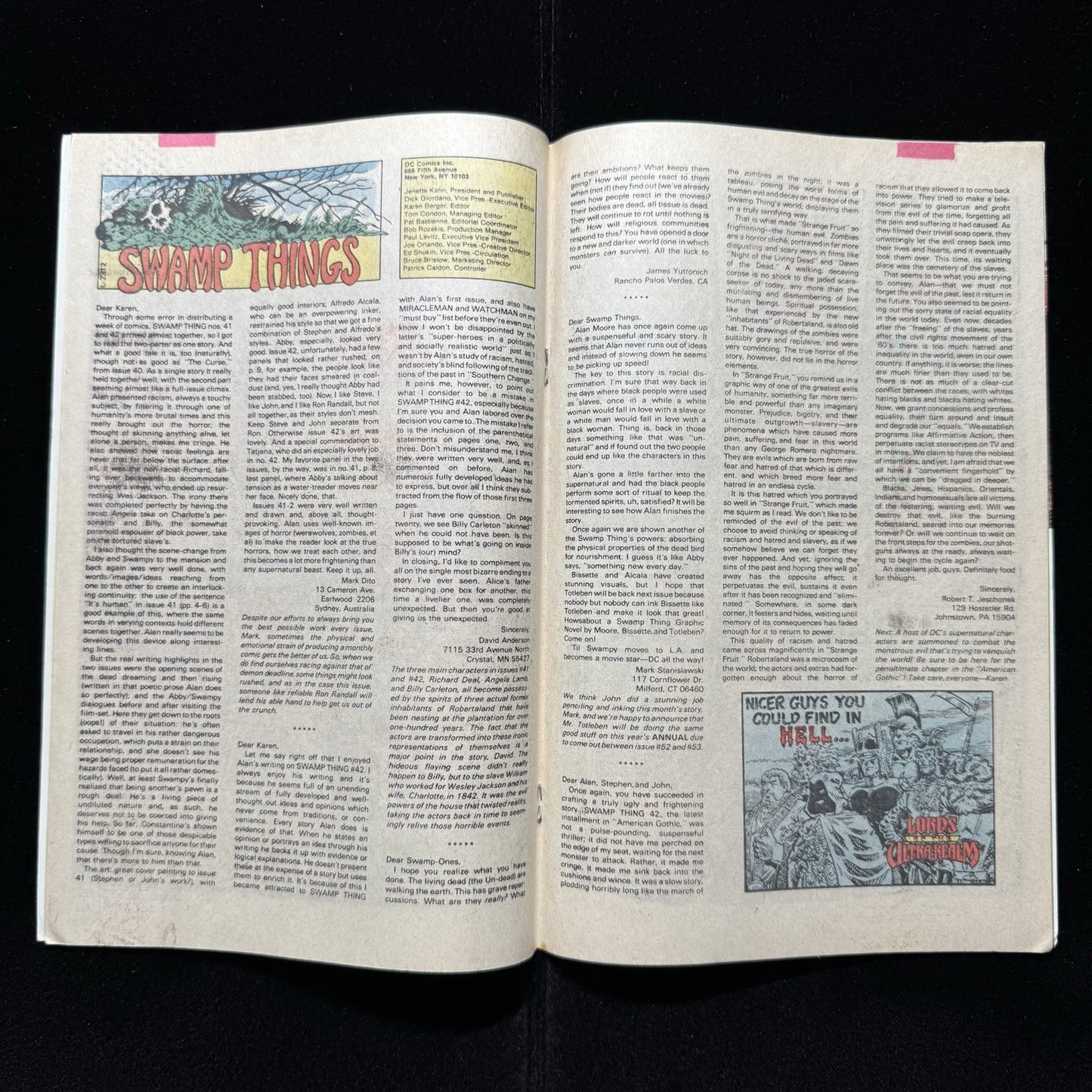 Saga Of The Swamp Thing 48 - Copper Age Dc Comics 1986