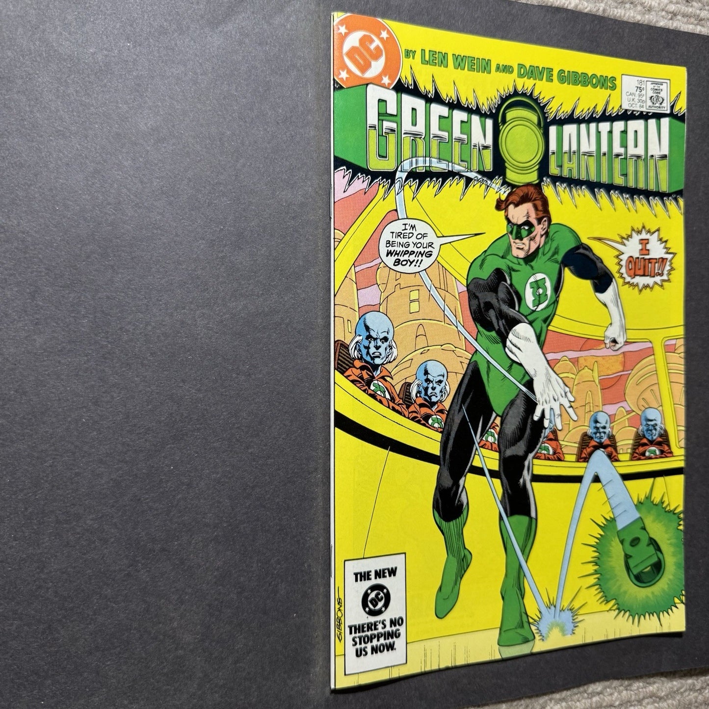 Green Lantern 181 - Hal Jordan Quits As Green Lantern -Copper Age Dc Comics 1984