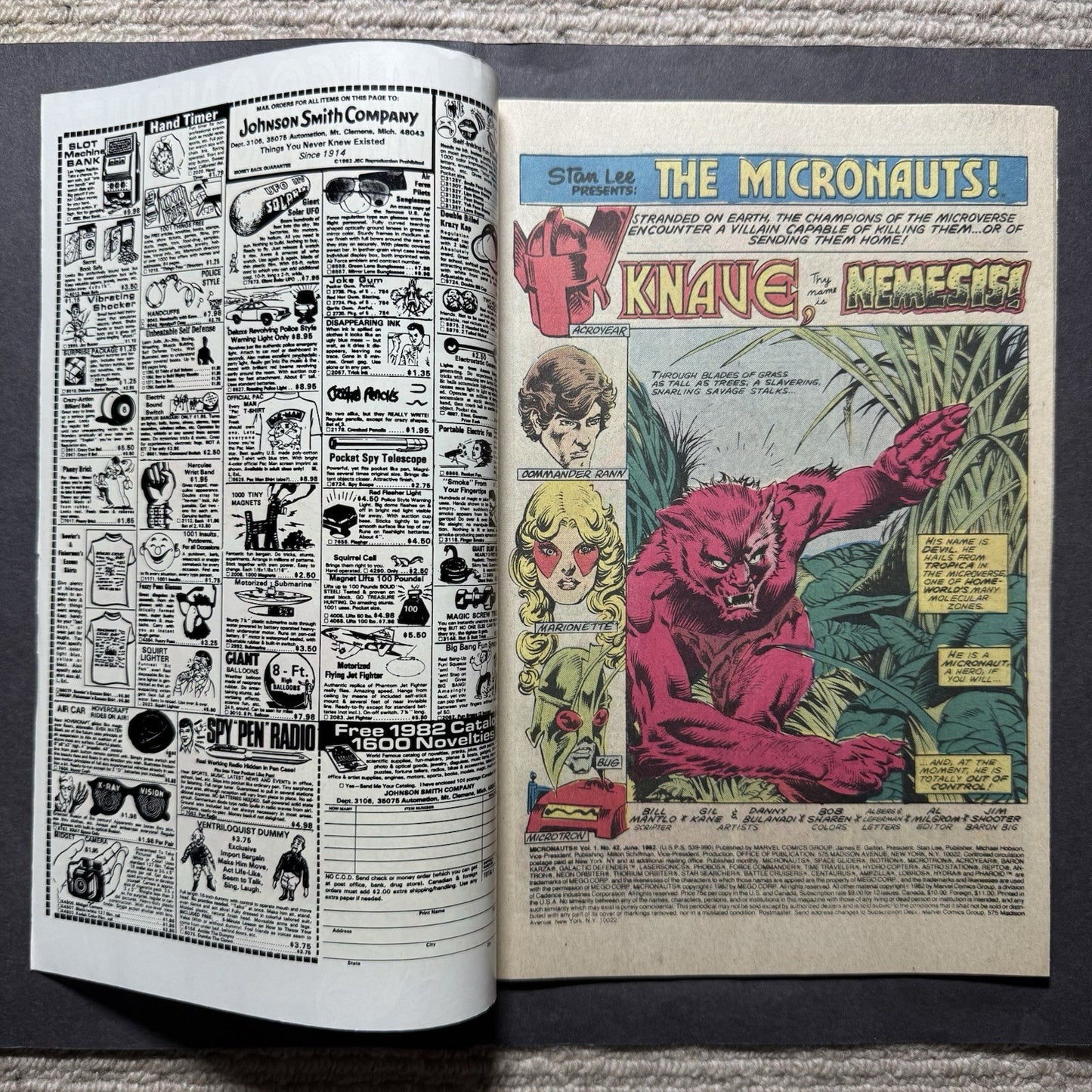 Micronauts 42 - Bronze Age Marvel Comics 1982