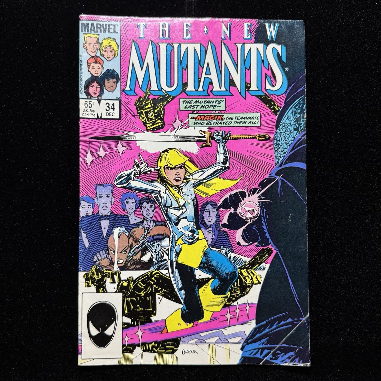 New Mutants 34 - Copper Age Marvel Comics 1985