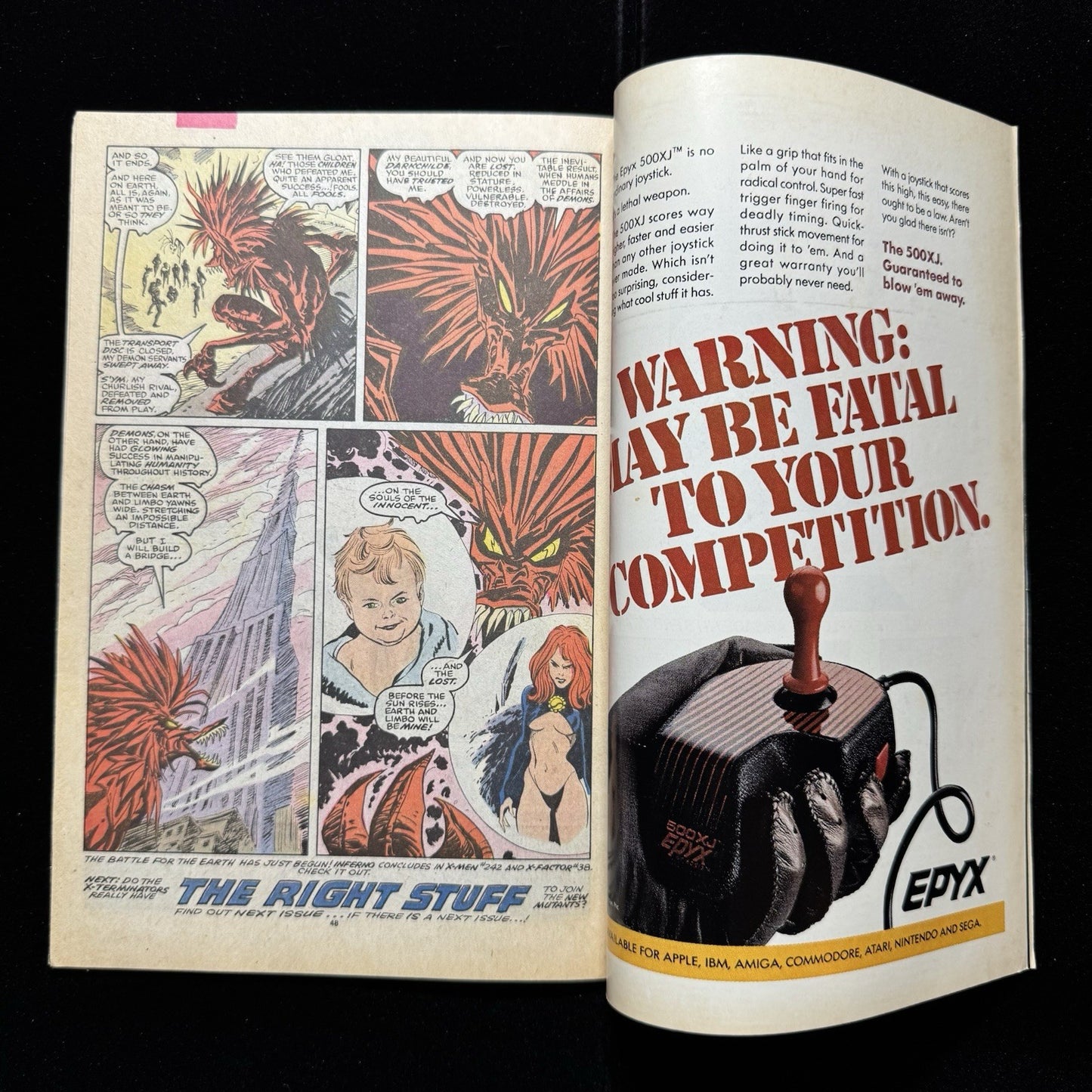 New Mutants 73 - Copper Age Marvel Comics 1989