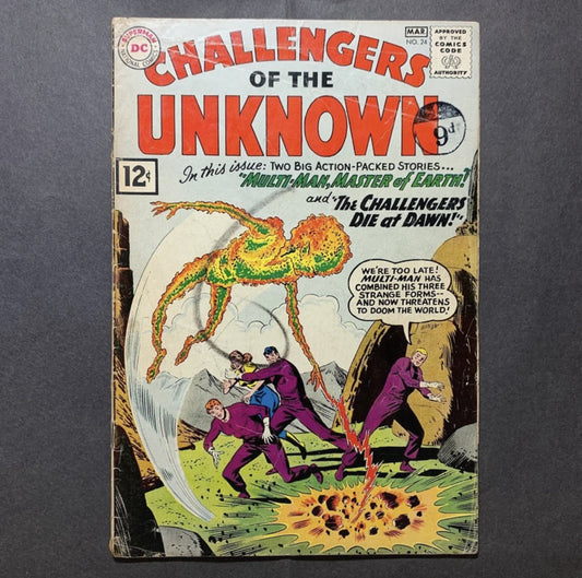 Challengers Of The Unknown 24 - Silver Age Dc Comics 1962