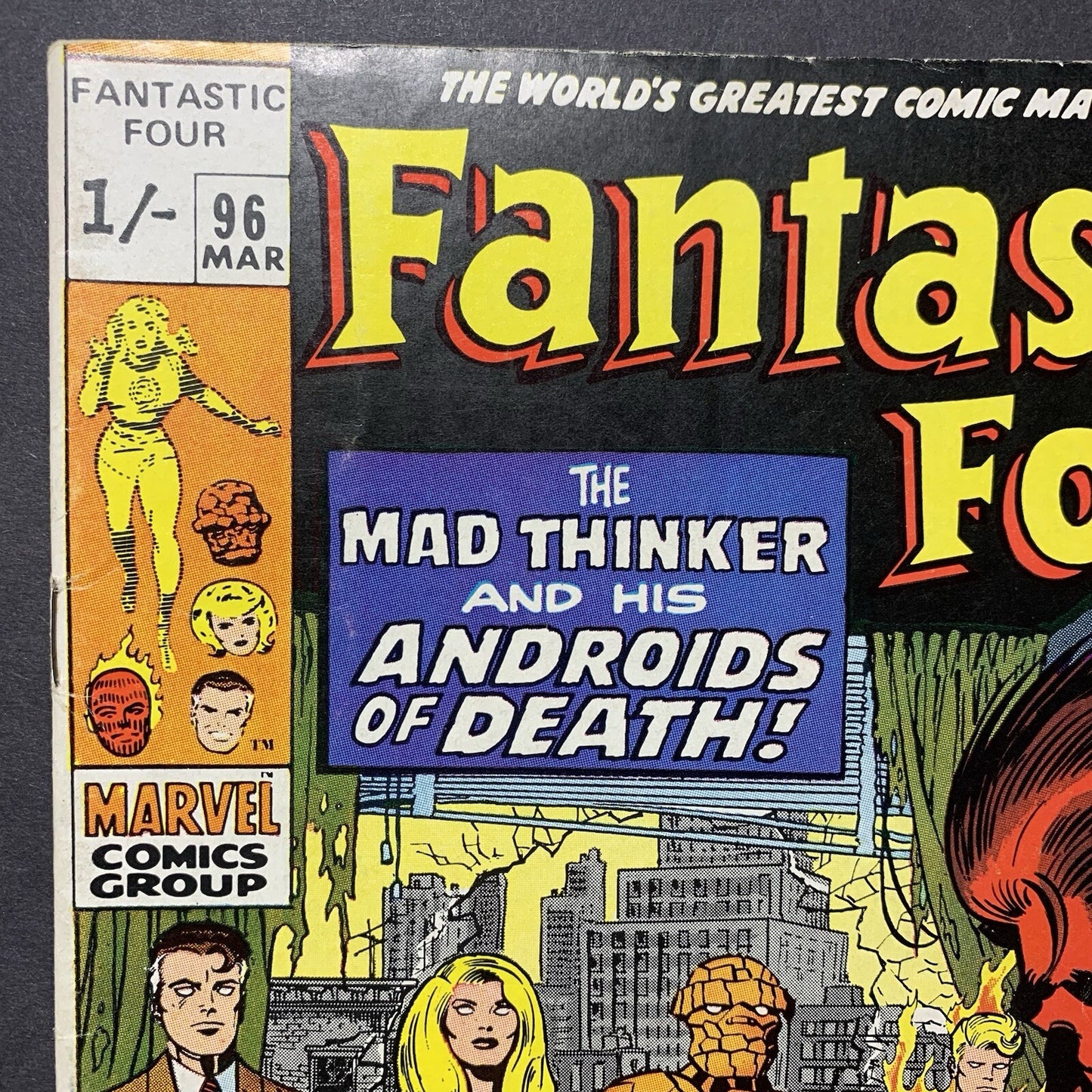 Fantastic Four 96/ Bronze Age Marvel Comics 1970/ FN