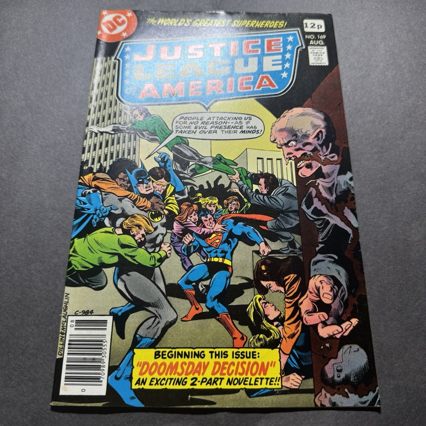 Justice League 169 - Bronze Age Dc Comics 1979