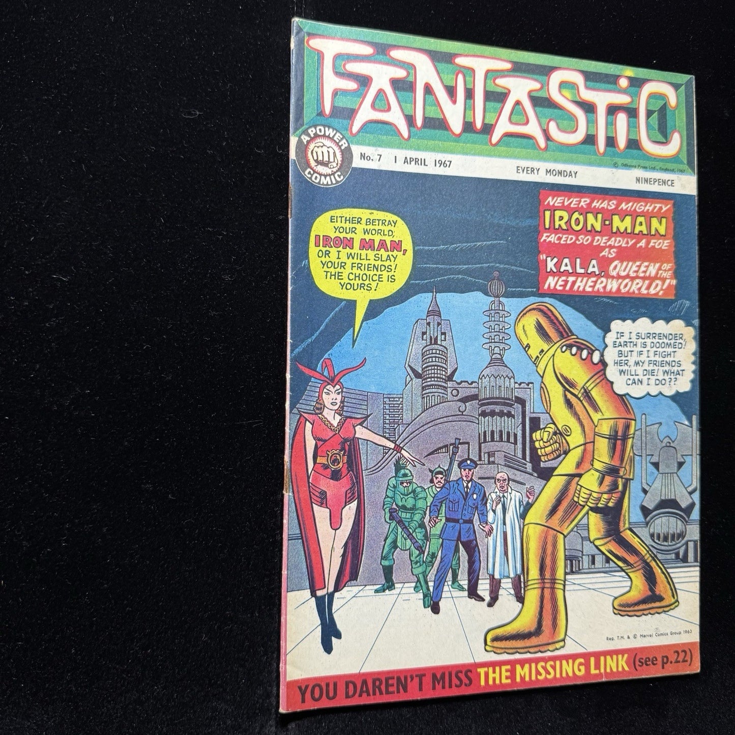Fantastic! 7 - British Comics - Silver Age Odhams/ IPC Magazines Comics 1967