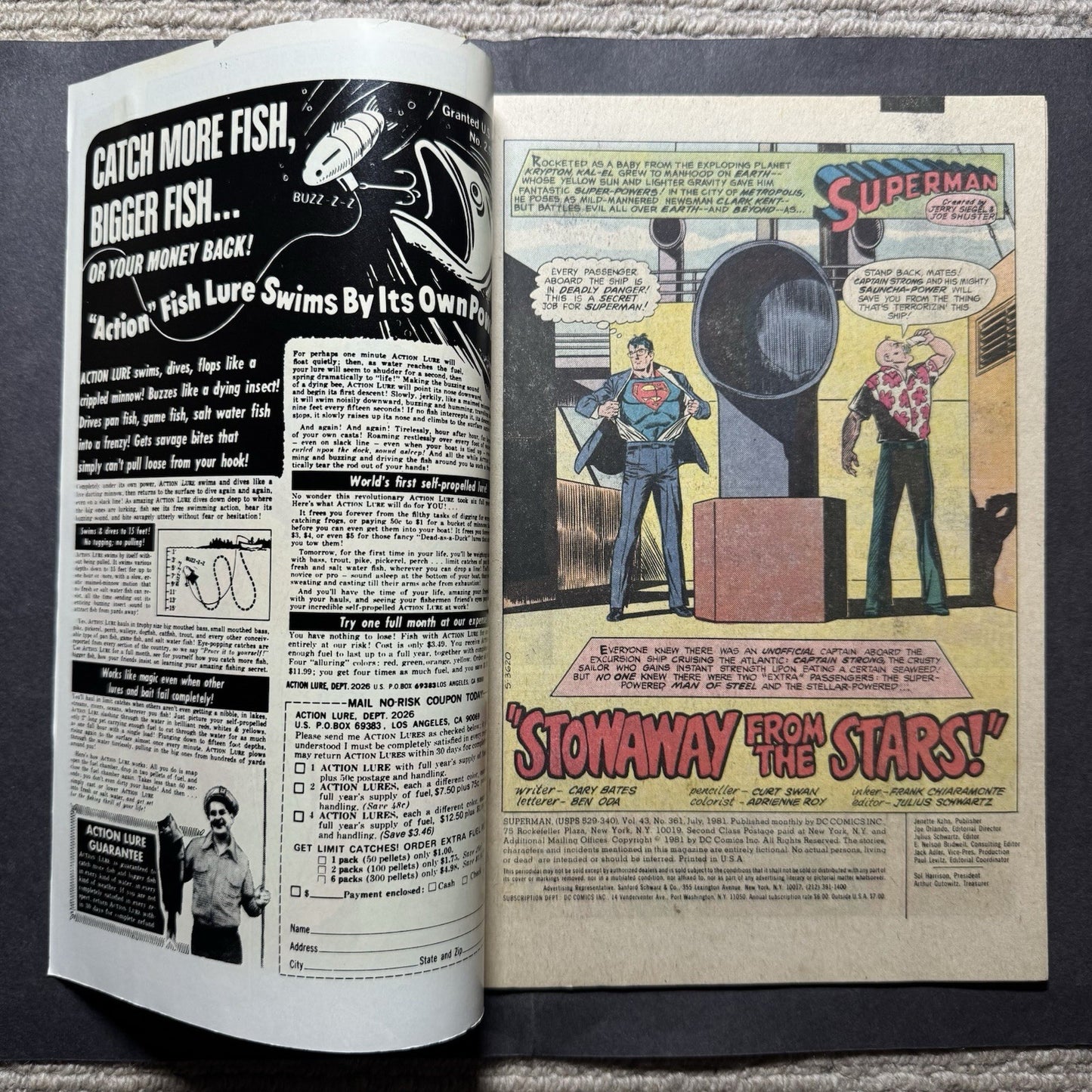Superman 361 - Bronze Age Dc Comics 1981