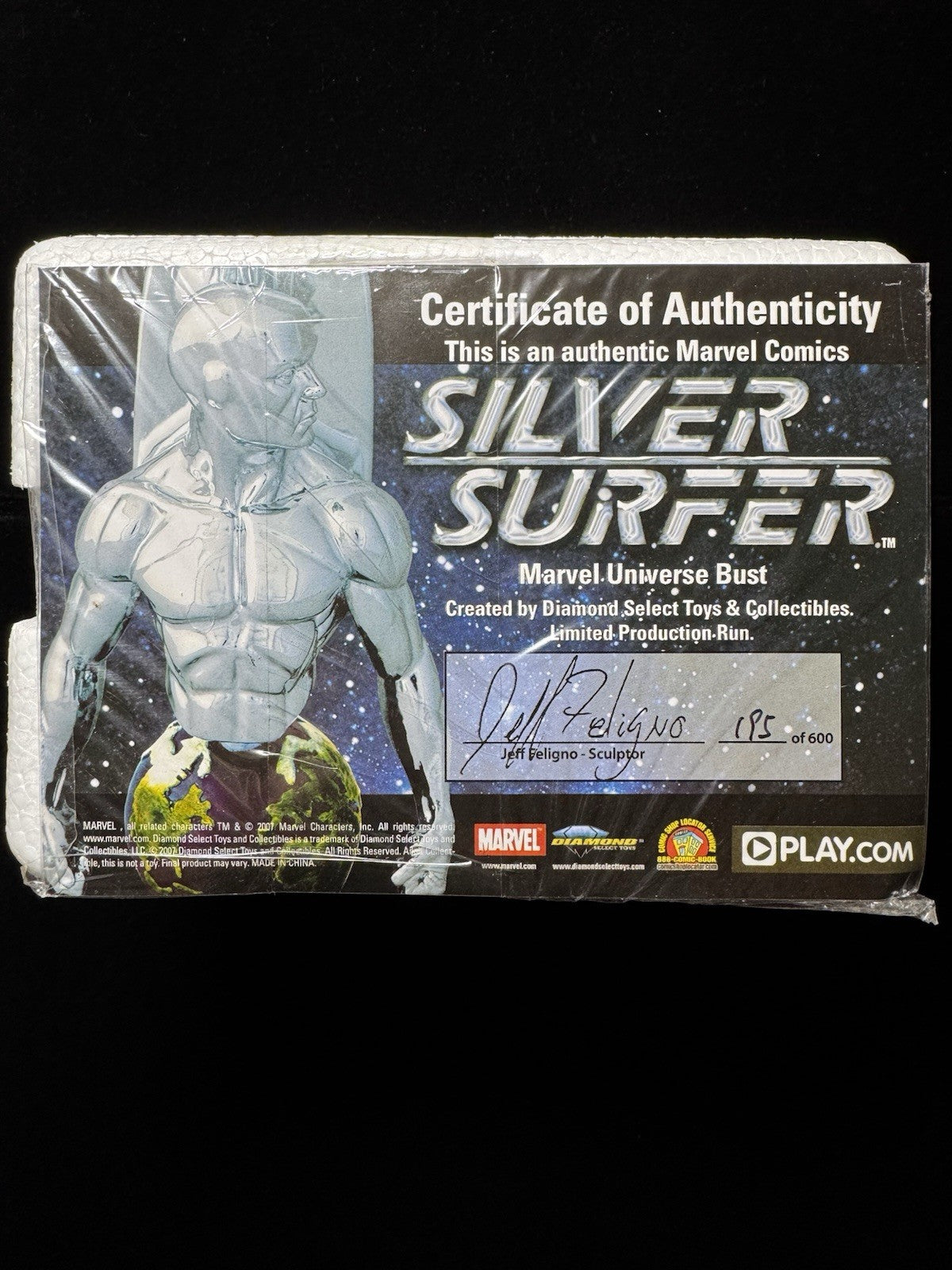 Silver Surfer Mini Bust - Diamond Select - Limited /600 - With Original Box