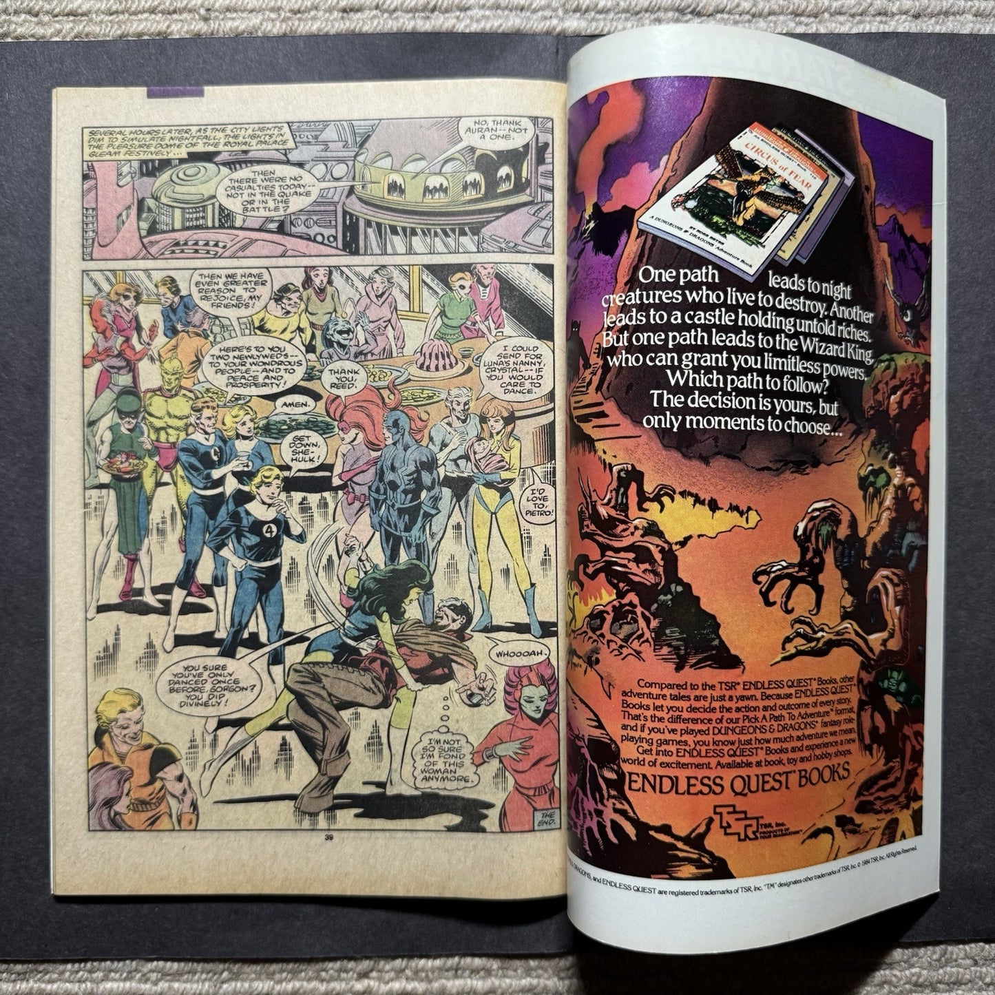 Fantastic Four Annual 18 - Copper Age Marvel Comics 1984