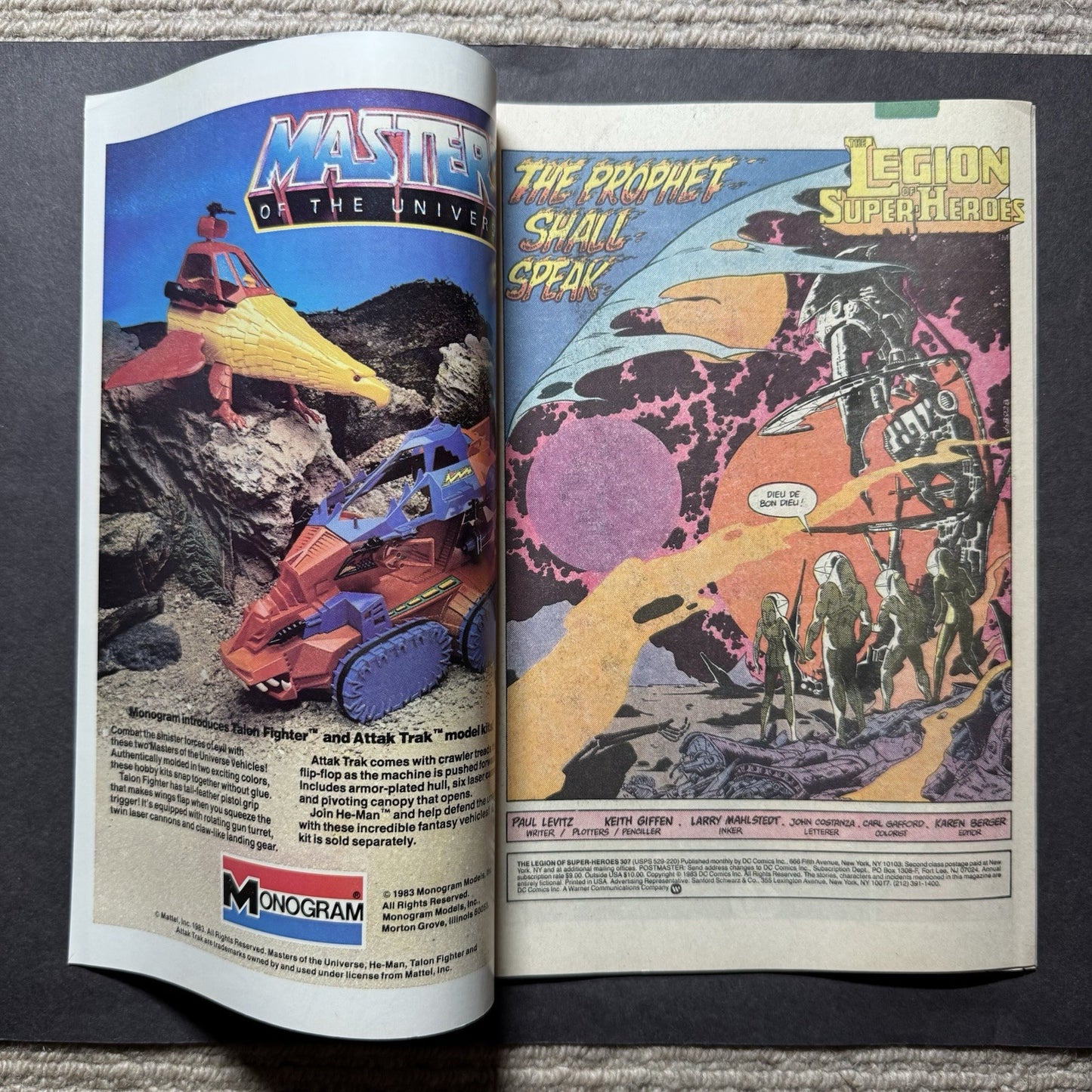 Legion Of Super Heroes 307  - Copper Age Dc Comics 1984