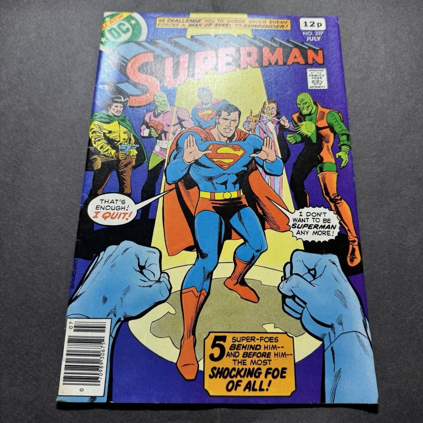 Superman 337 - Bronze Age Dc Comics 1979