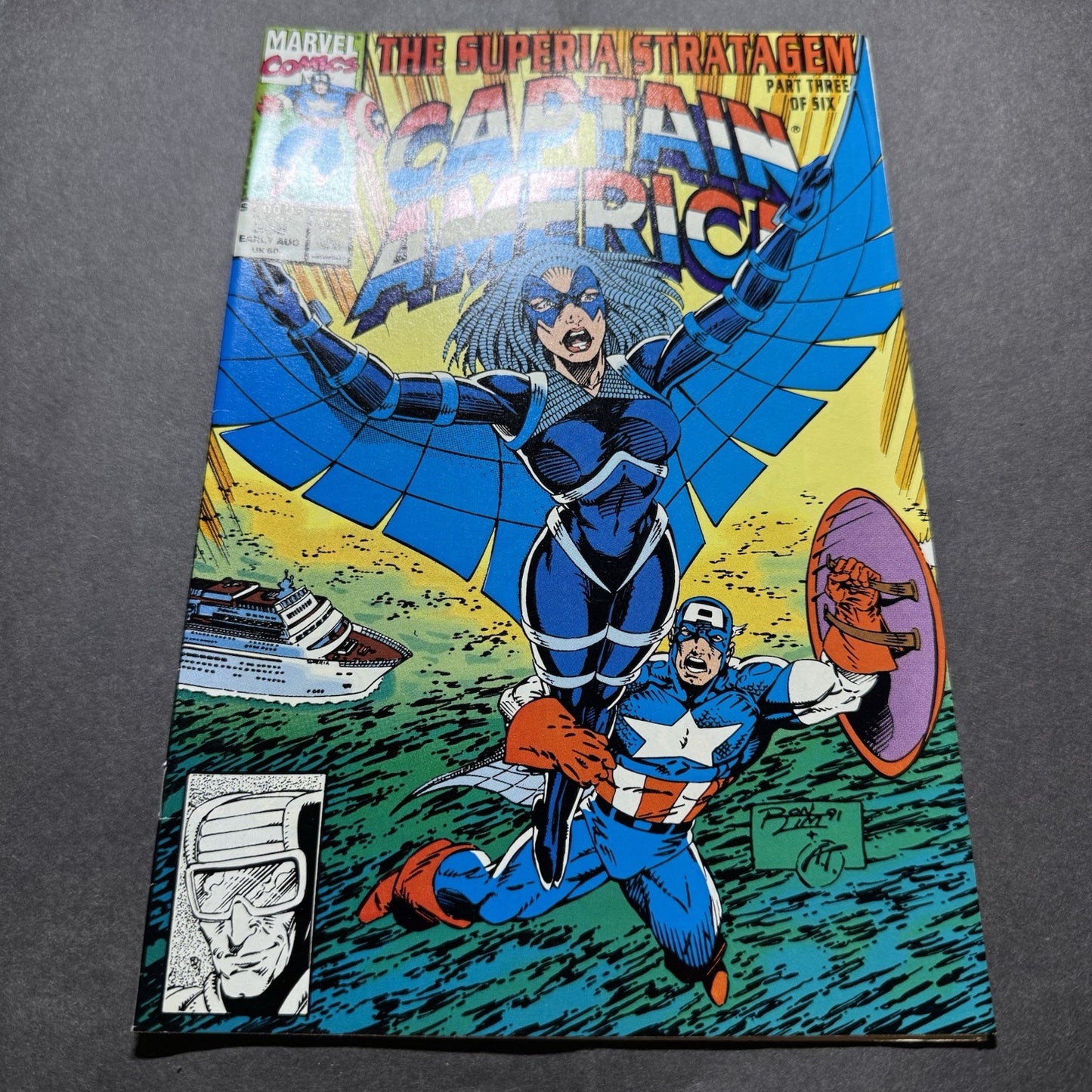 Captain America 389 - Copper Age Marvel Comics 1991